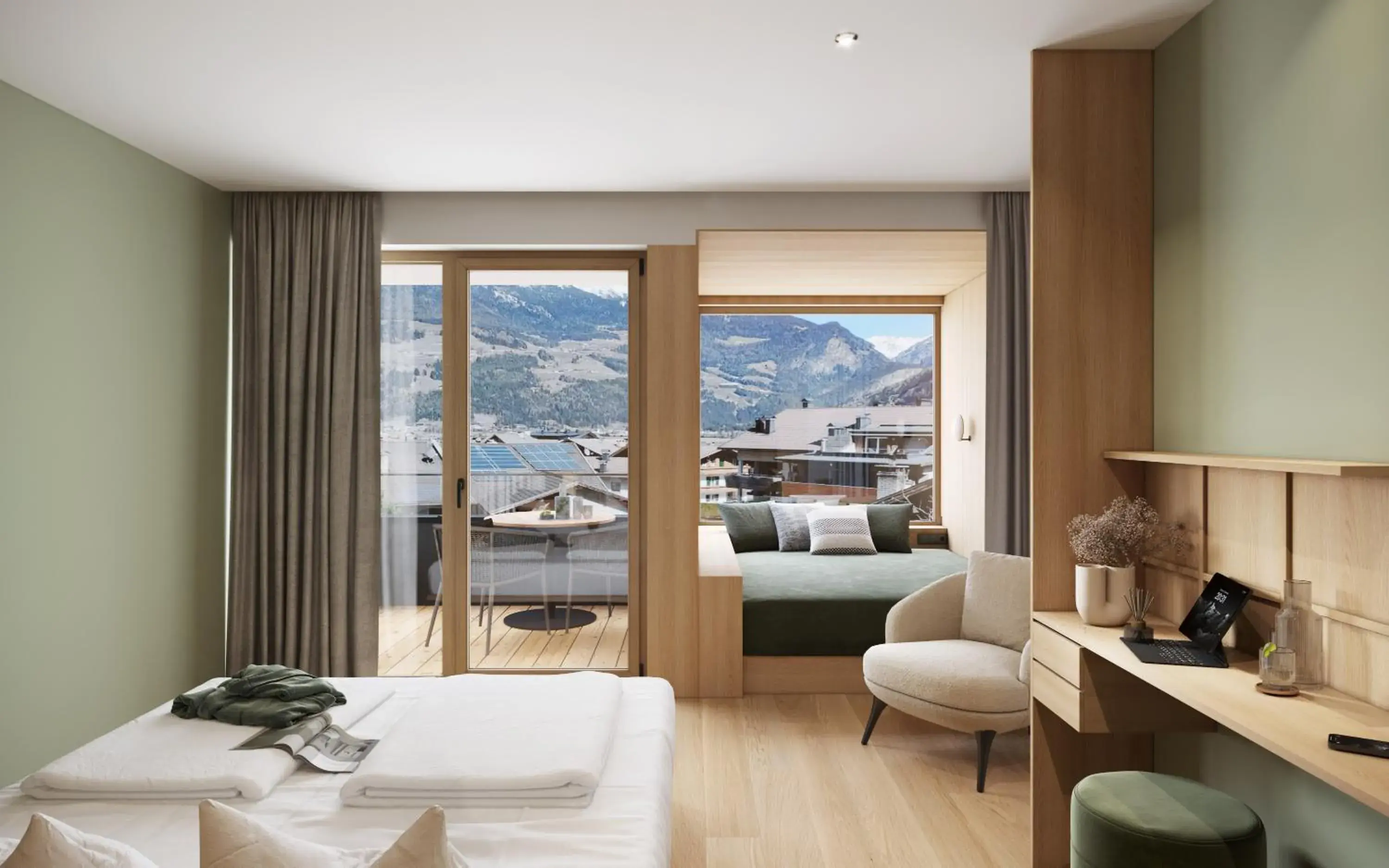 Family Room with Balcony in Hotel Mühlenerhof Family Room with Balcony in Hotel Mühlenerhof