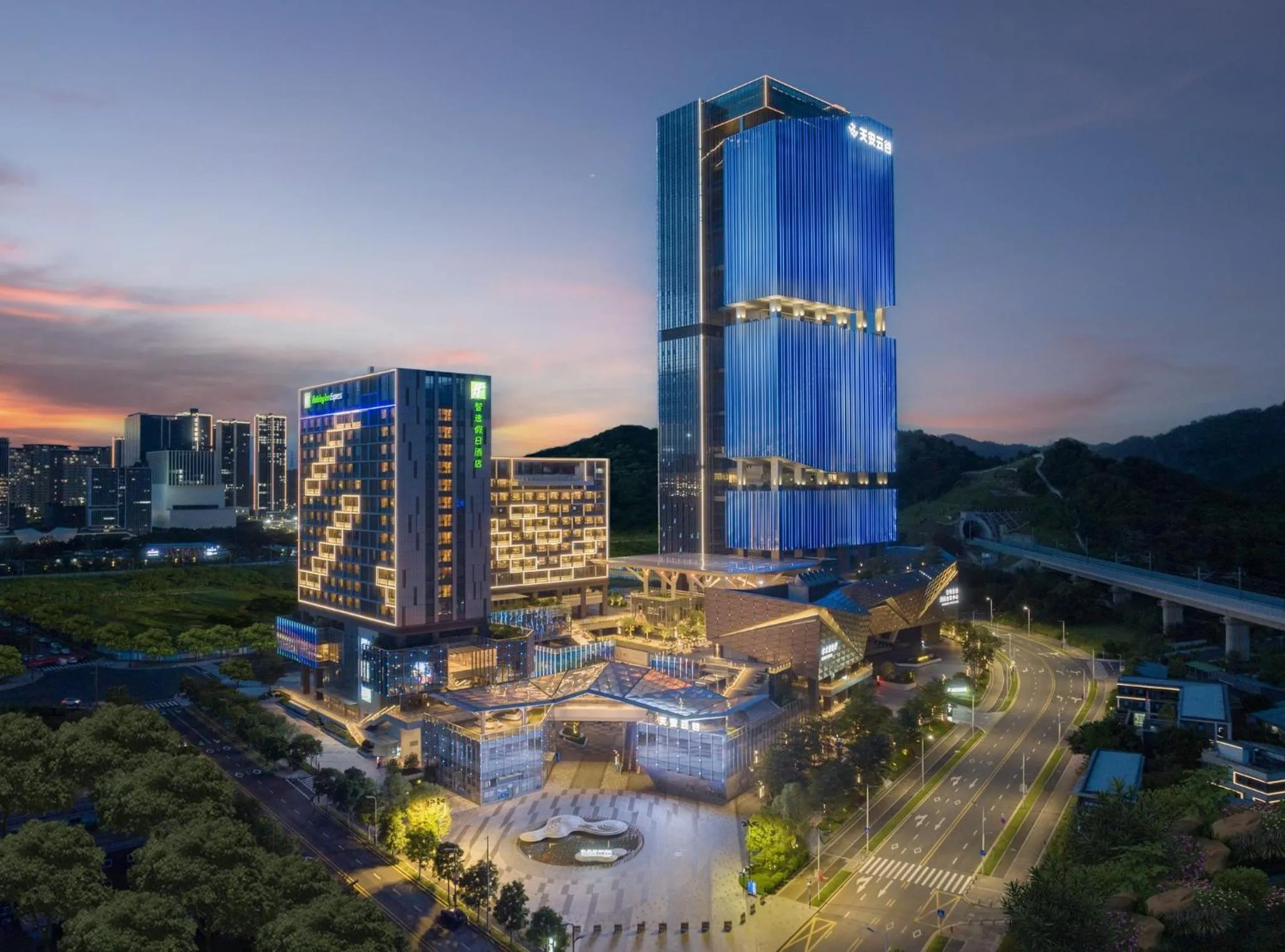 Property building in Holiday Inn Express Shenzhen Guangming Cloud Park by IHG