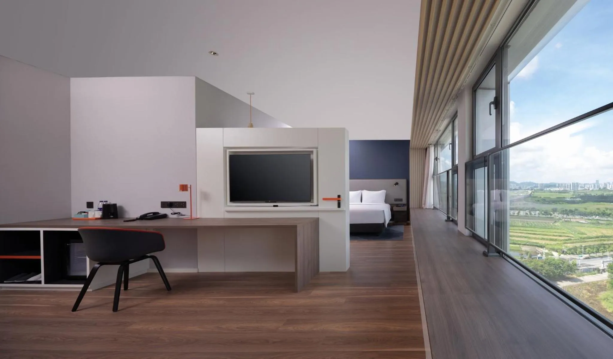 Photo of the whole room in Holiday Inn Express Shenzhen Guangming Cloud Park by IHG