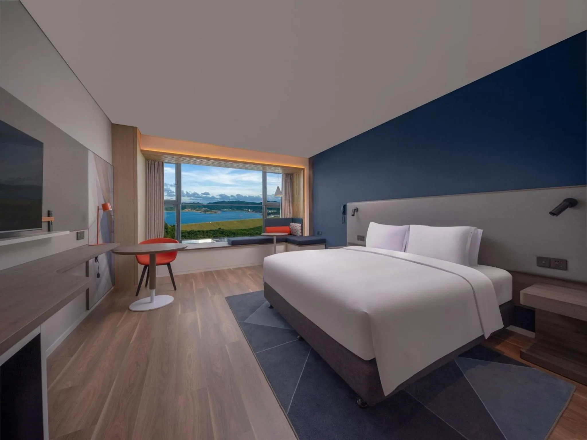 Photo of the whole room, Bed in Holiday Inn Express Shenzhen Guangming Cloud Park by IHG