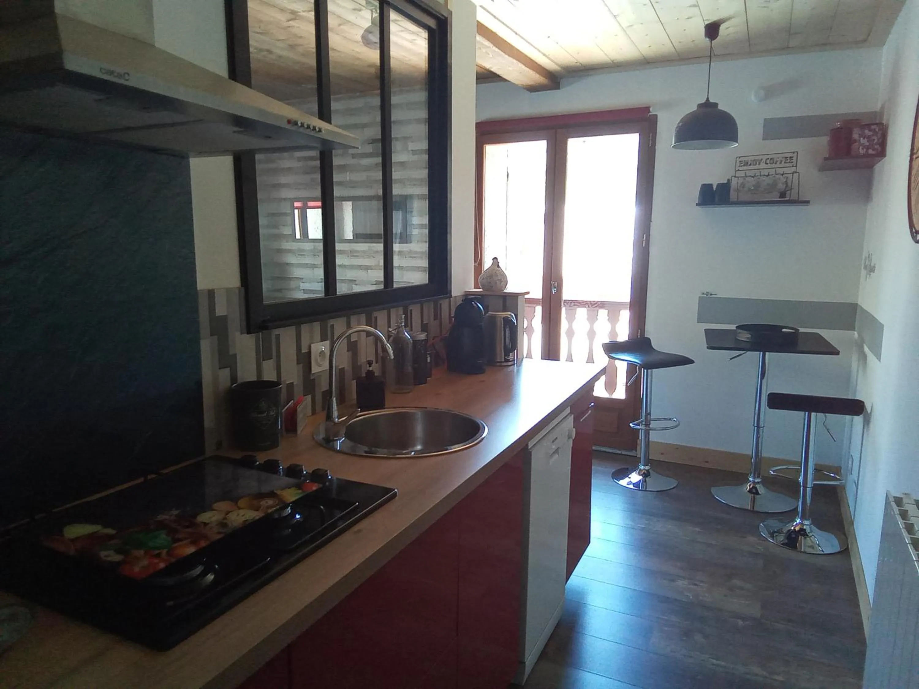 Kitchen or kitchenette in L' Auberge du château