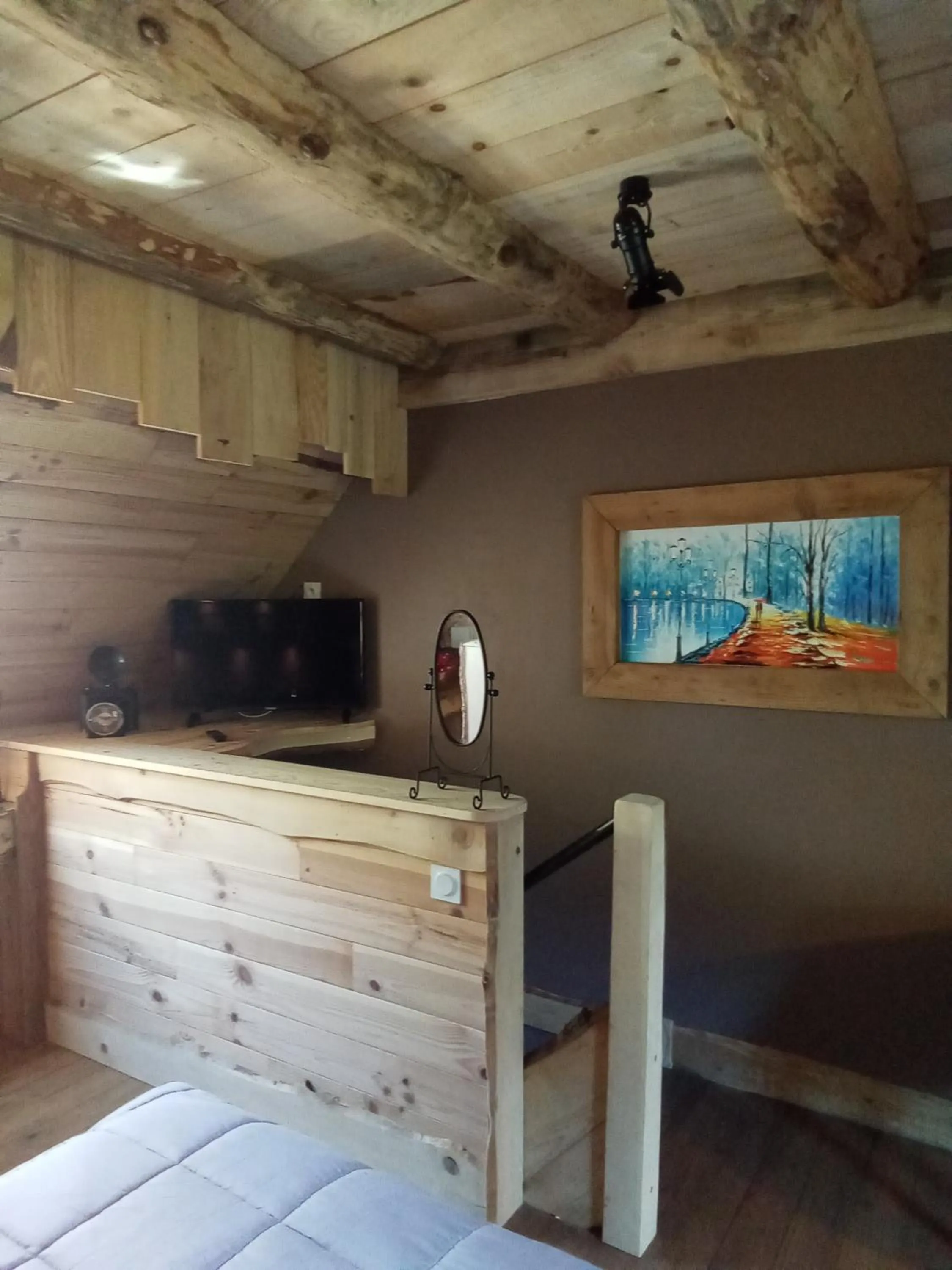 Bed in L' Auberge du château