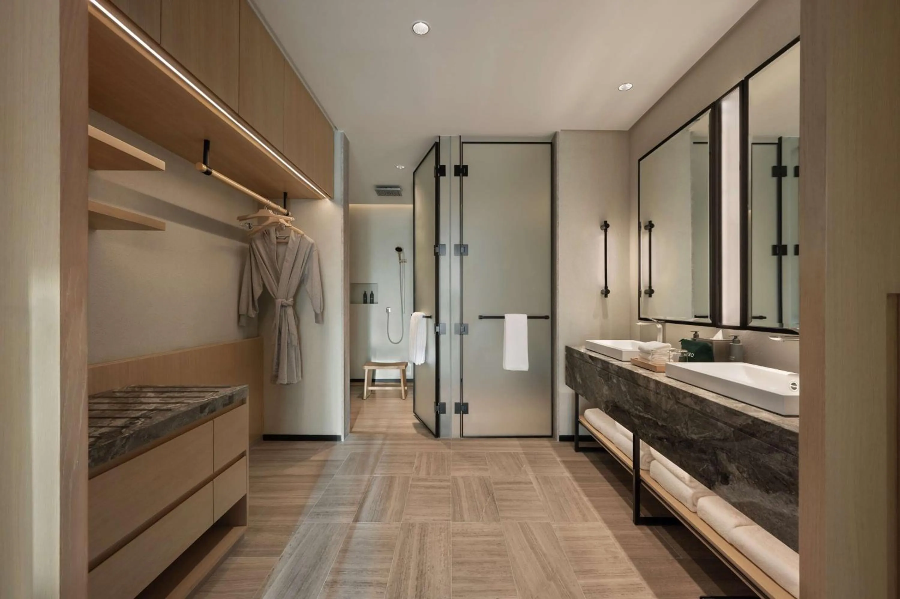 Bathroom, Bed in SIRO One Za'abeel