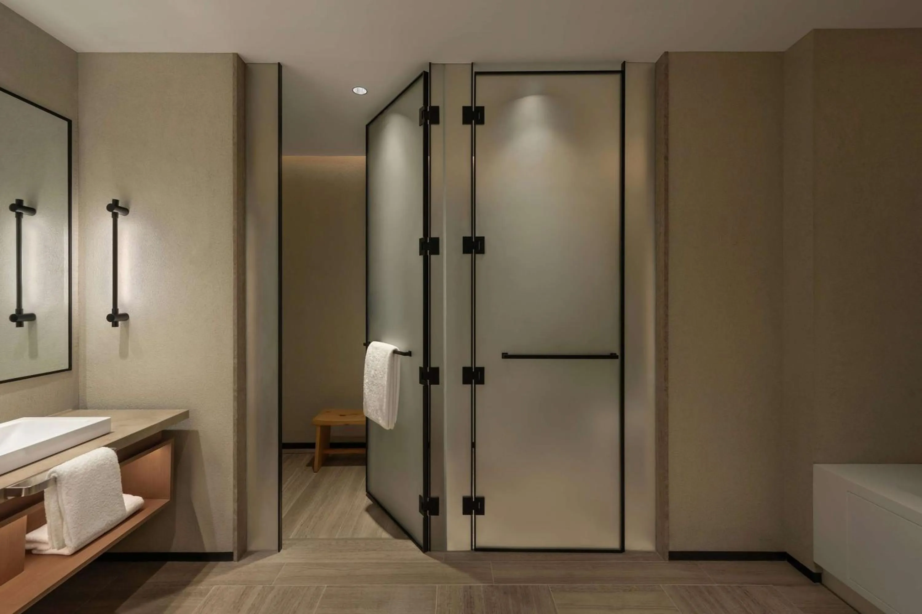 Bathroom, Bed in SIRO One Za'abeel