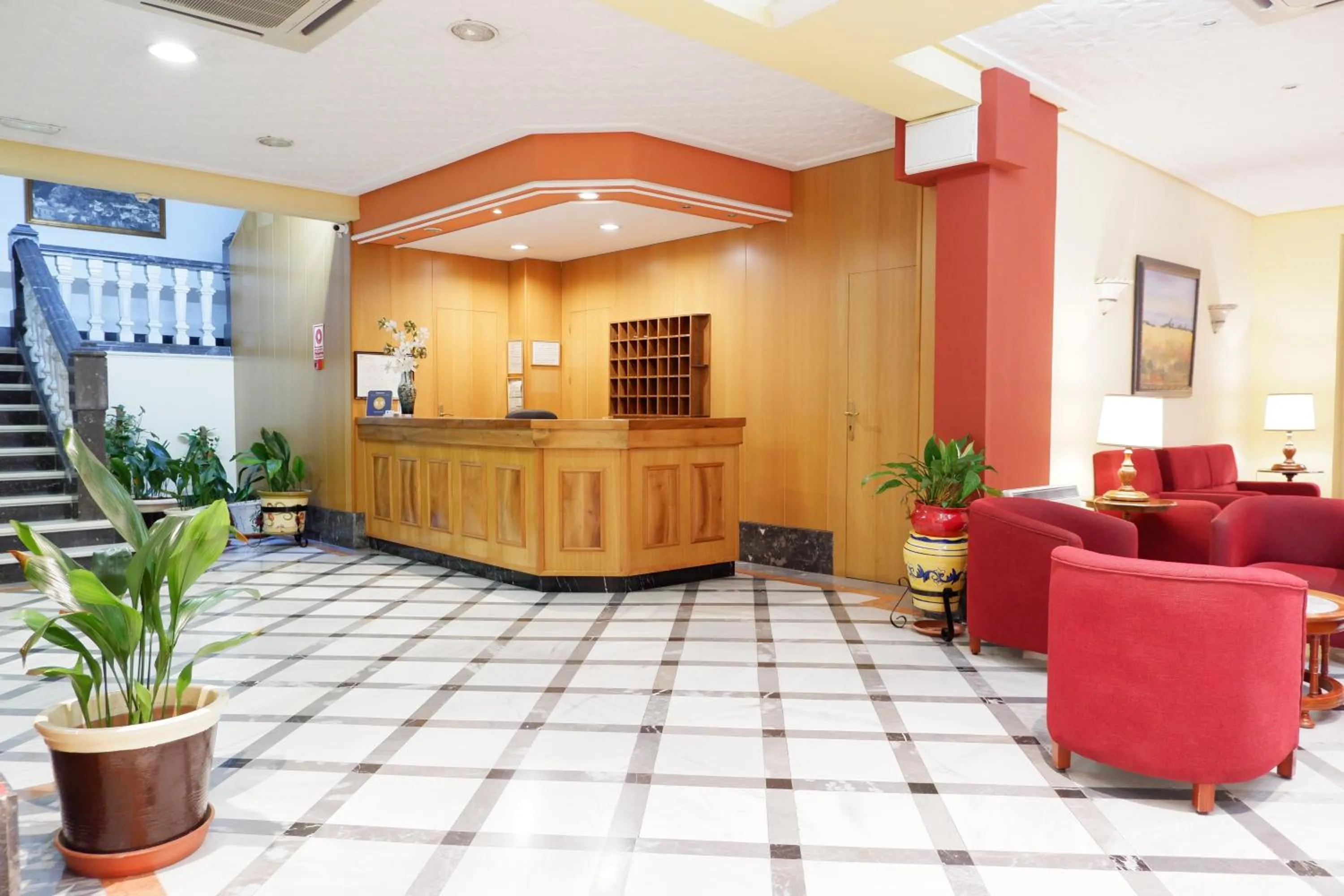 Lobby or reception in Hotel Central