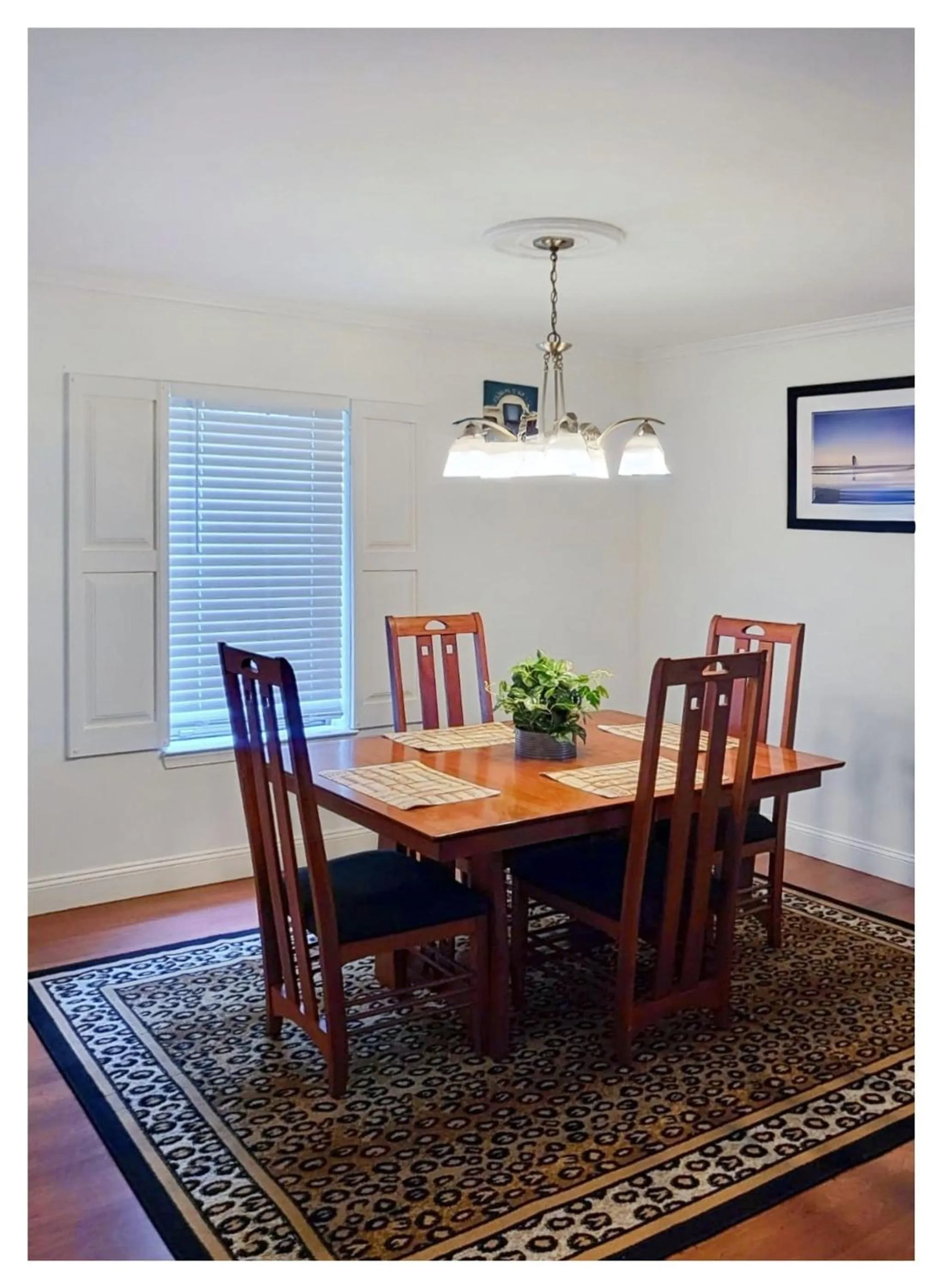 Decorative detail in Modern Executive Master Bedroom