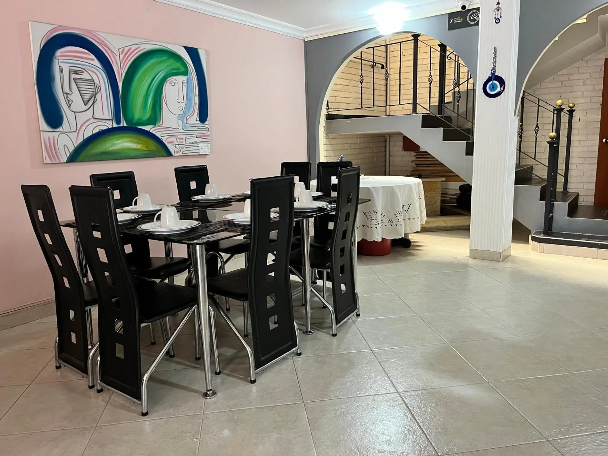 Seating area in Titas House Bogota