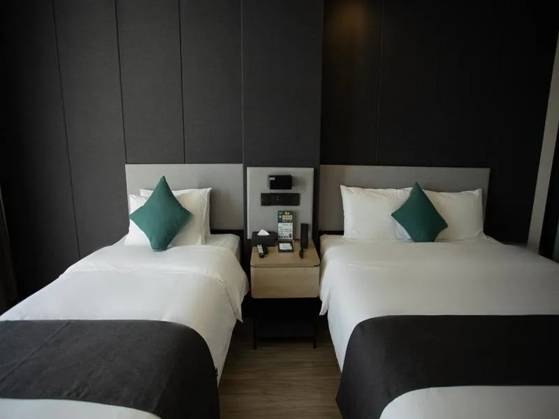 Bed in Thank Inn Plus Jiaozuo Mengzhou Sangpo Times New Town