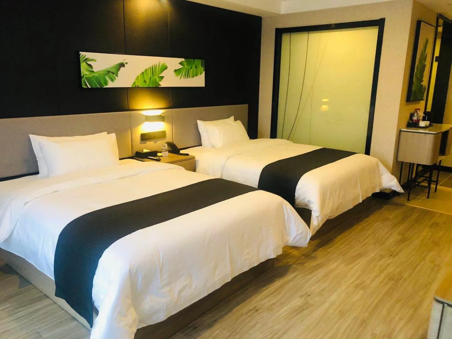 Bed in Thank Inn Plus Jiaozuo Mengzhou Sangpo Times New Town