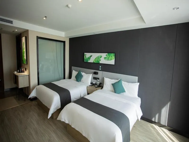 Bed in Thank Inn Plus Jiaozuo Mengzhou Sangpo Times New Town