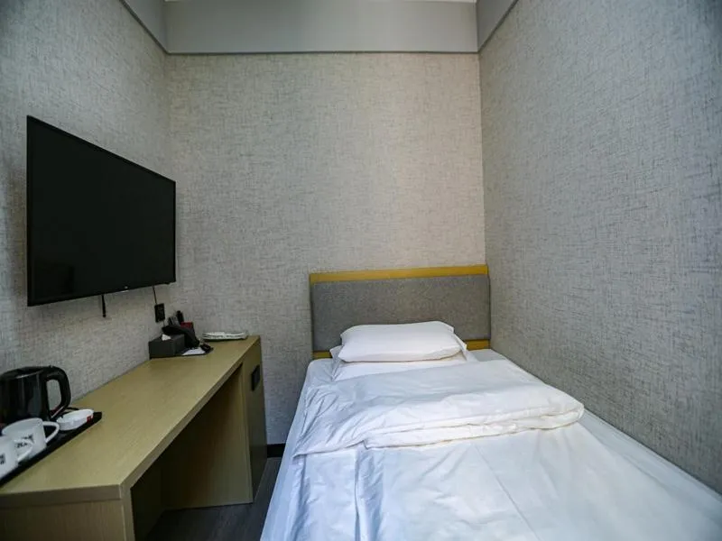 Bed in Thank Inn Plus Baotou Kundulun District University of Science and Technology