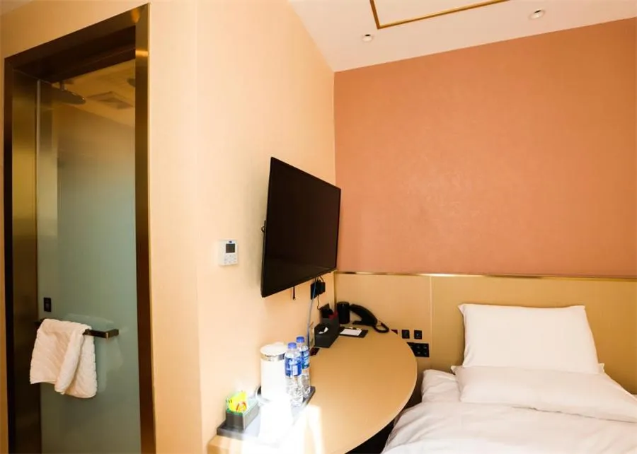 Bed in Thank Inn Plus Baotou Kundulun District University of Science and Technology