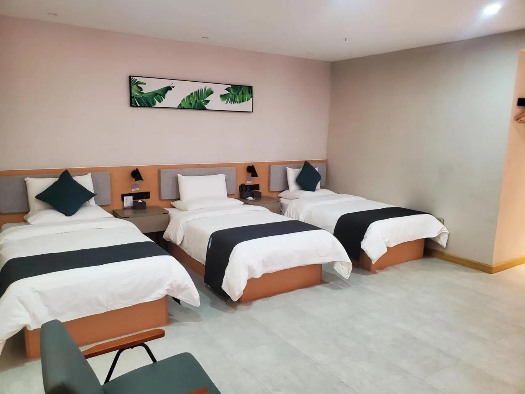 Bed in Thank Inn Plus Baotou Kundulun District University of Science and Technology