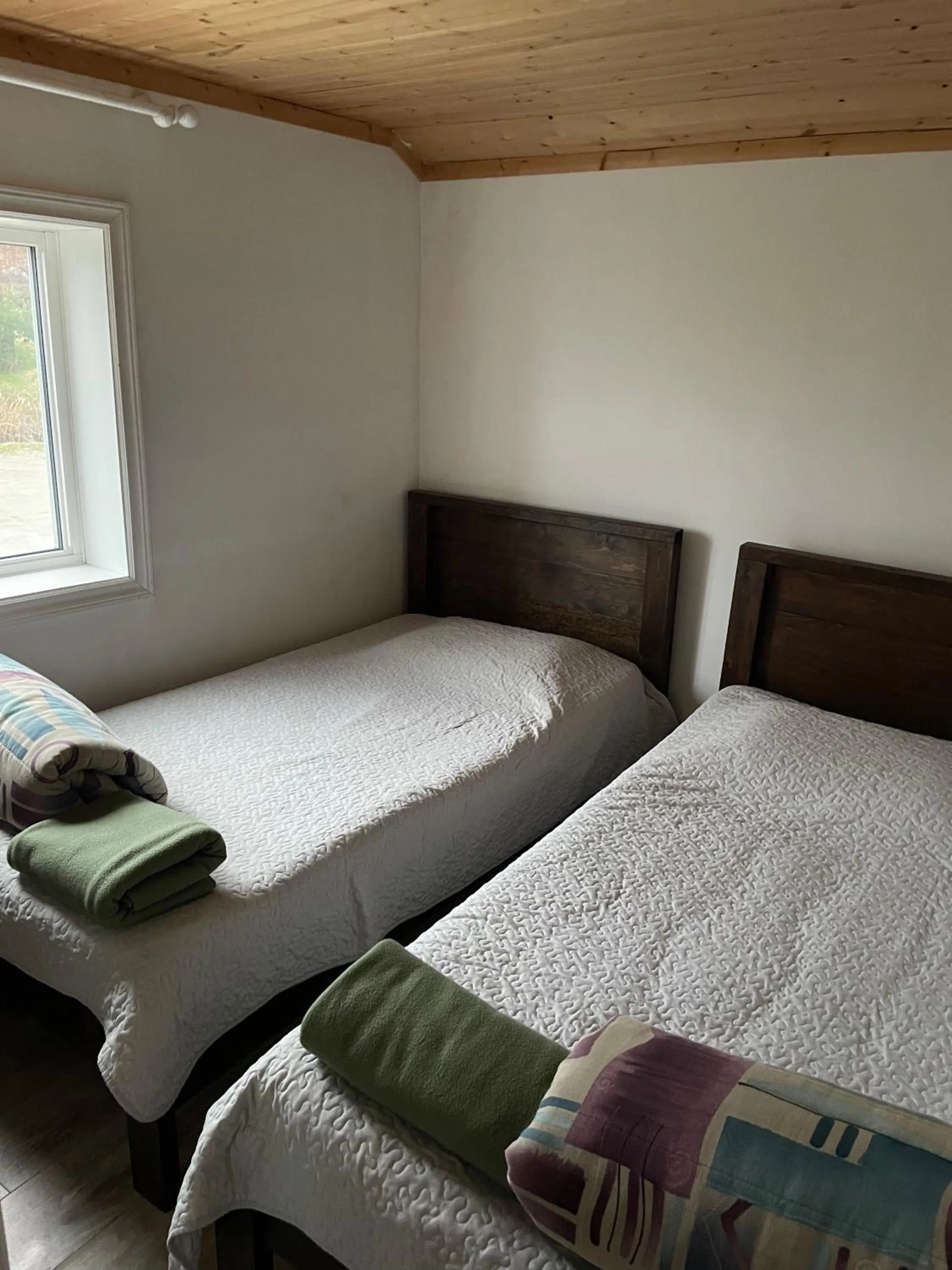 Bed in Lang Lake Resort