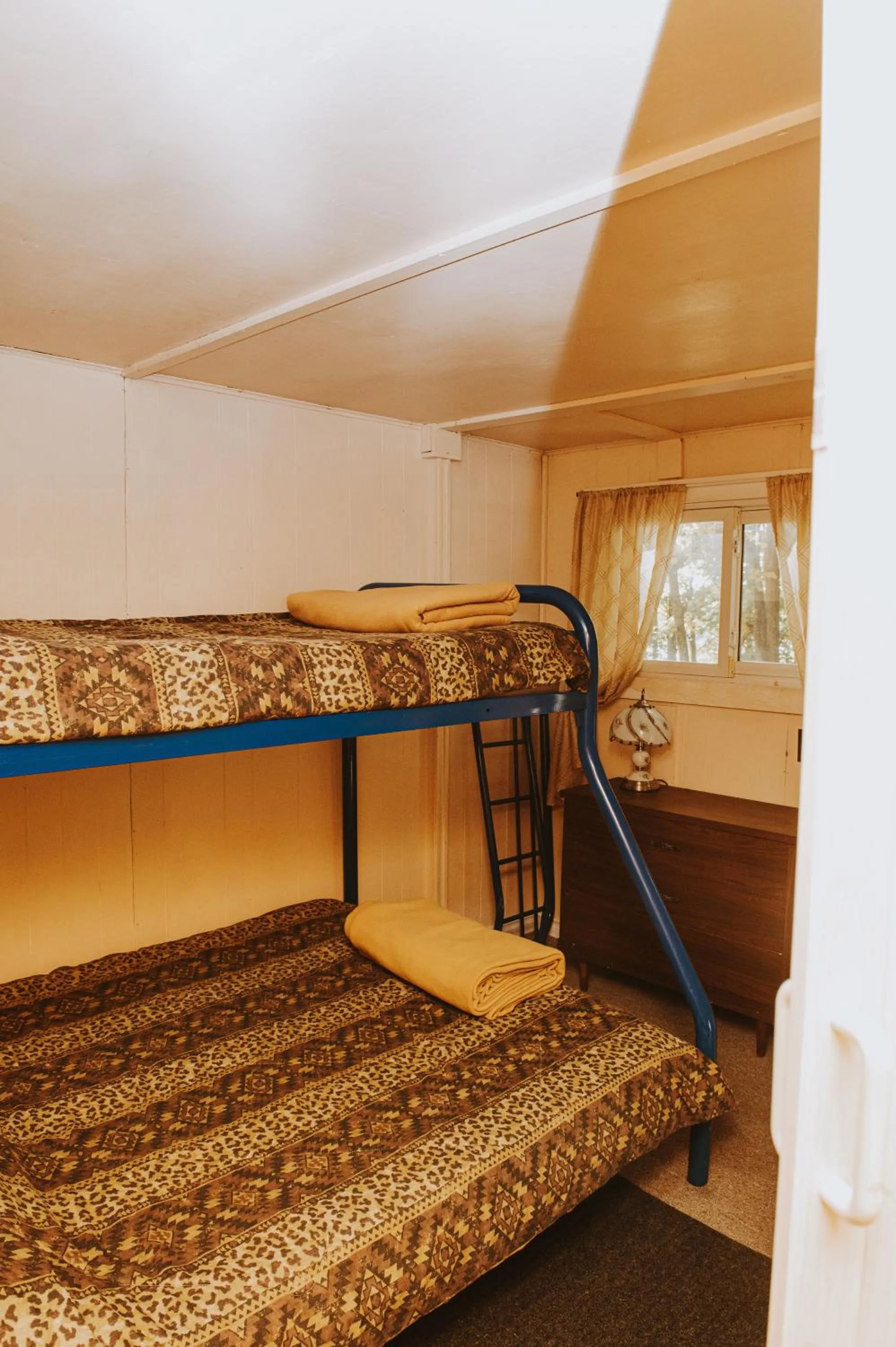 Bed in Lang Lake Resort