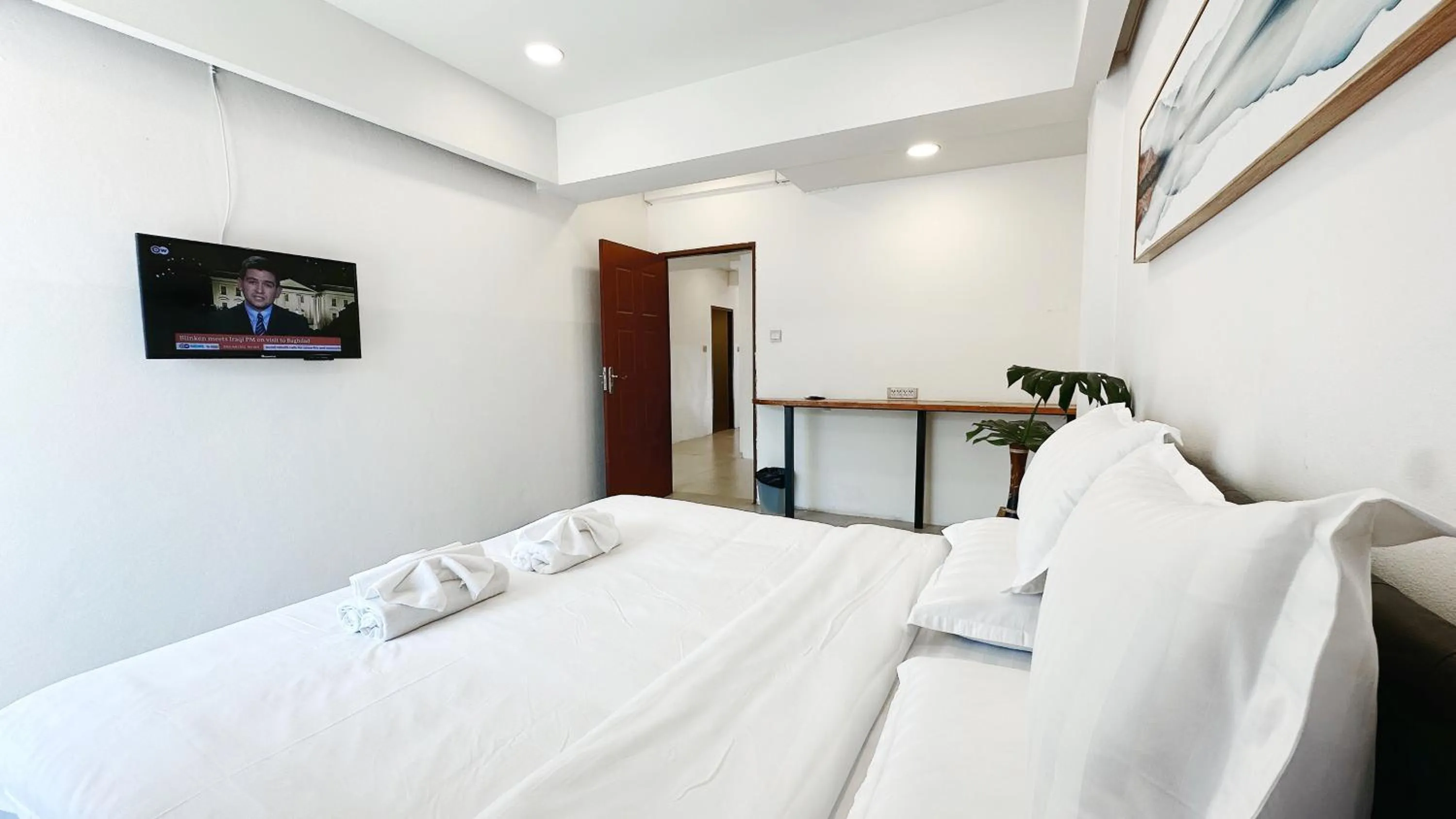 Bedroom, Bed in Key酒店@古城中心店