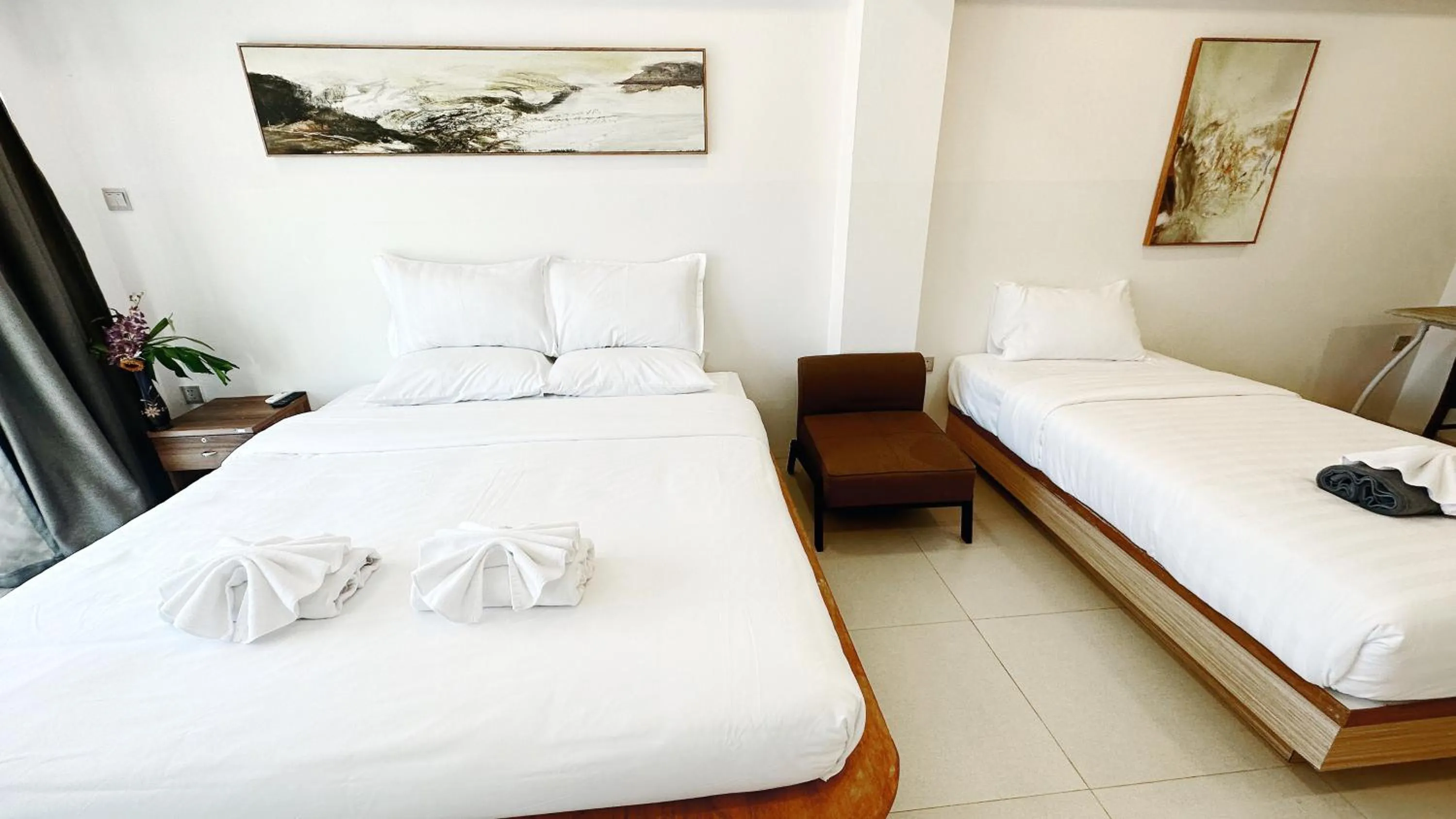 Bedroom, Bed in Key酒店@古城中心店