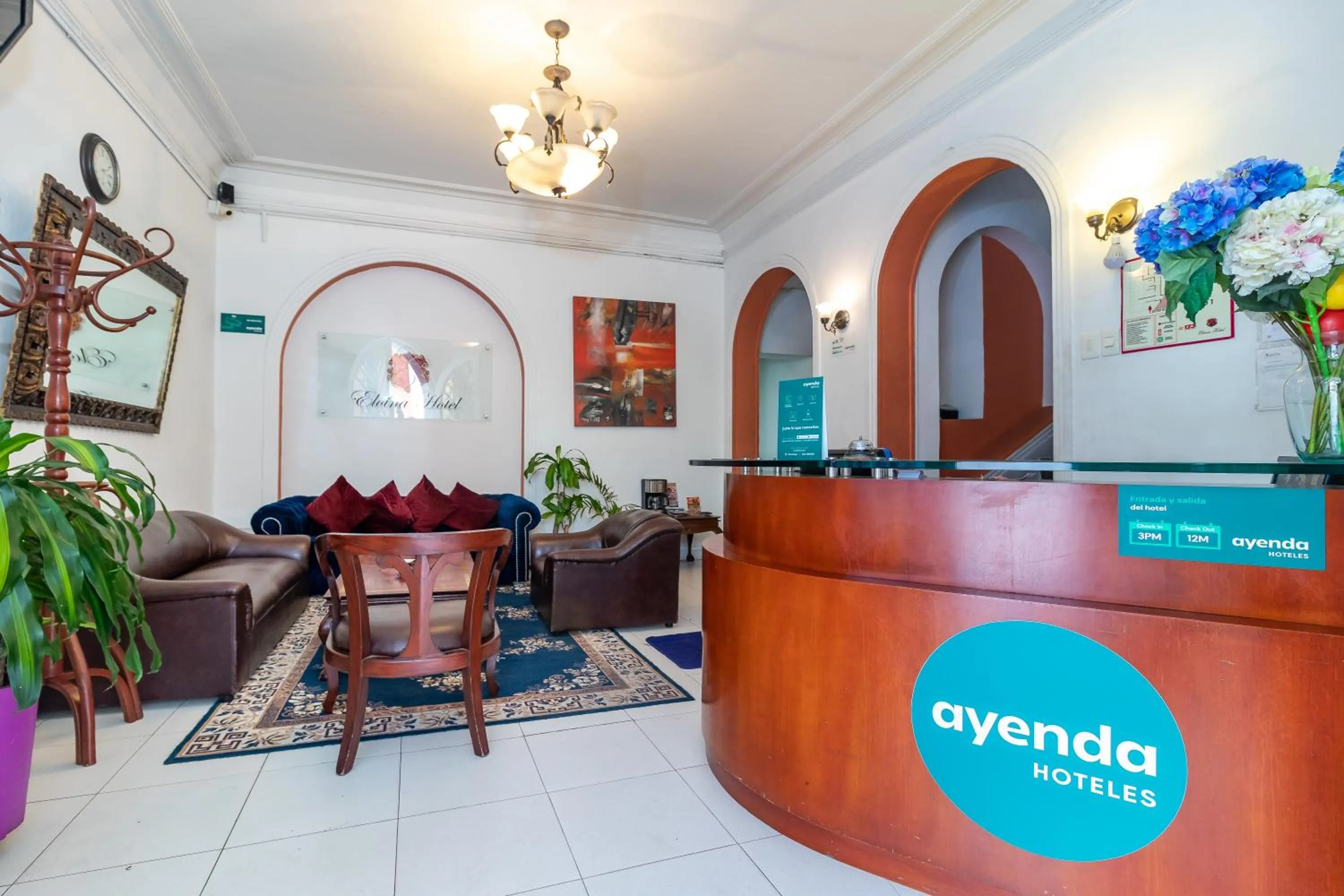 Lobby or reception in Ayenda Eloina