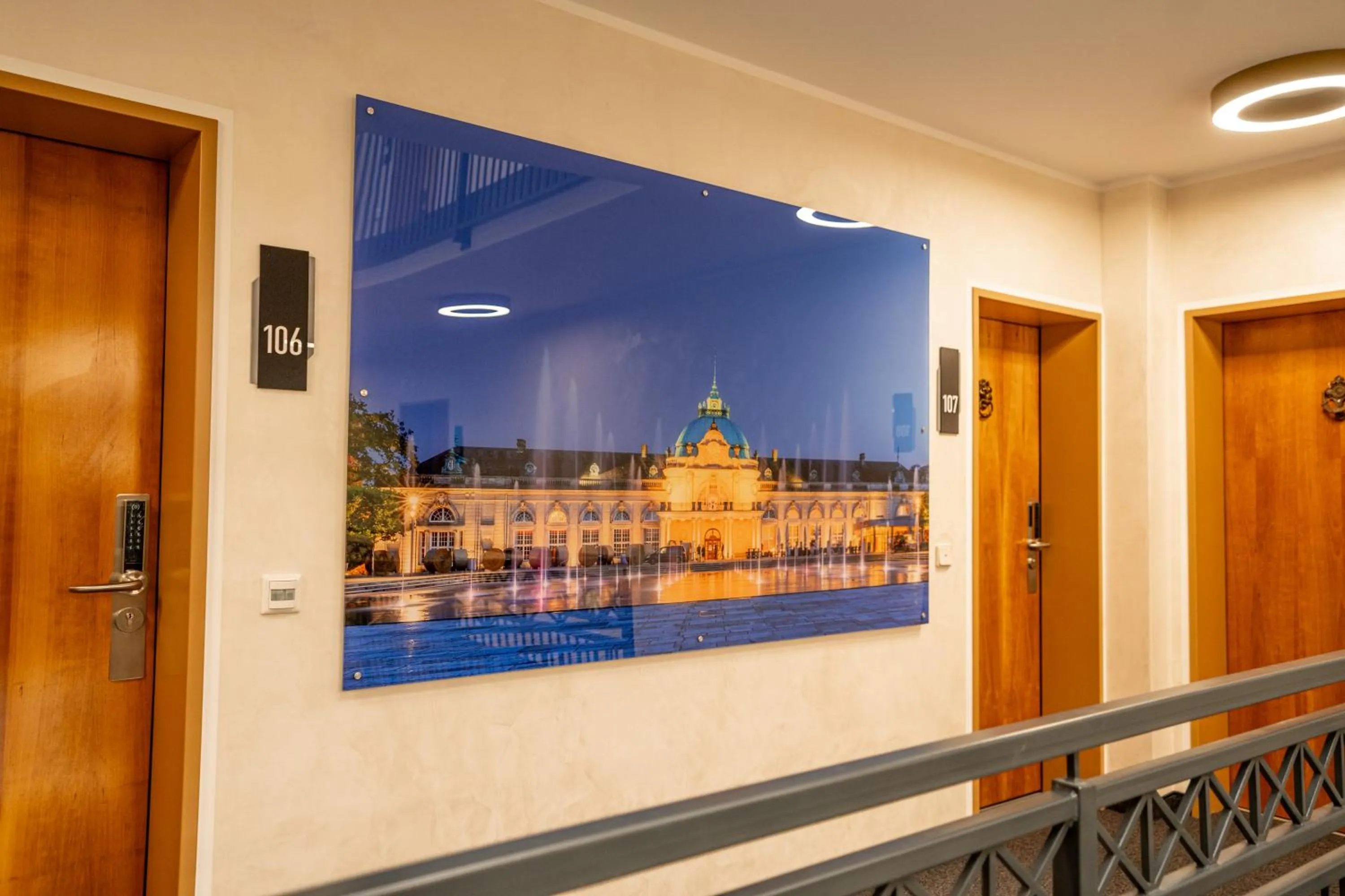 Decorative detail in Hotel CityHome am Kurpark