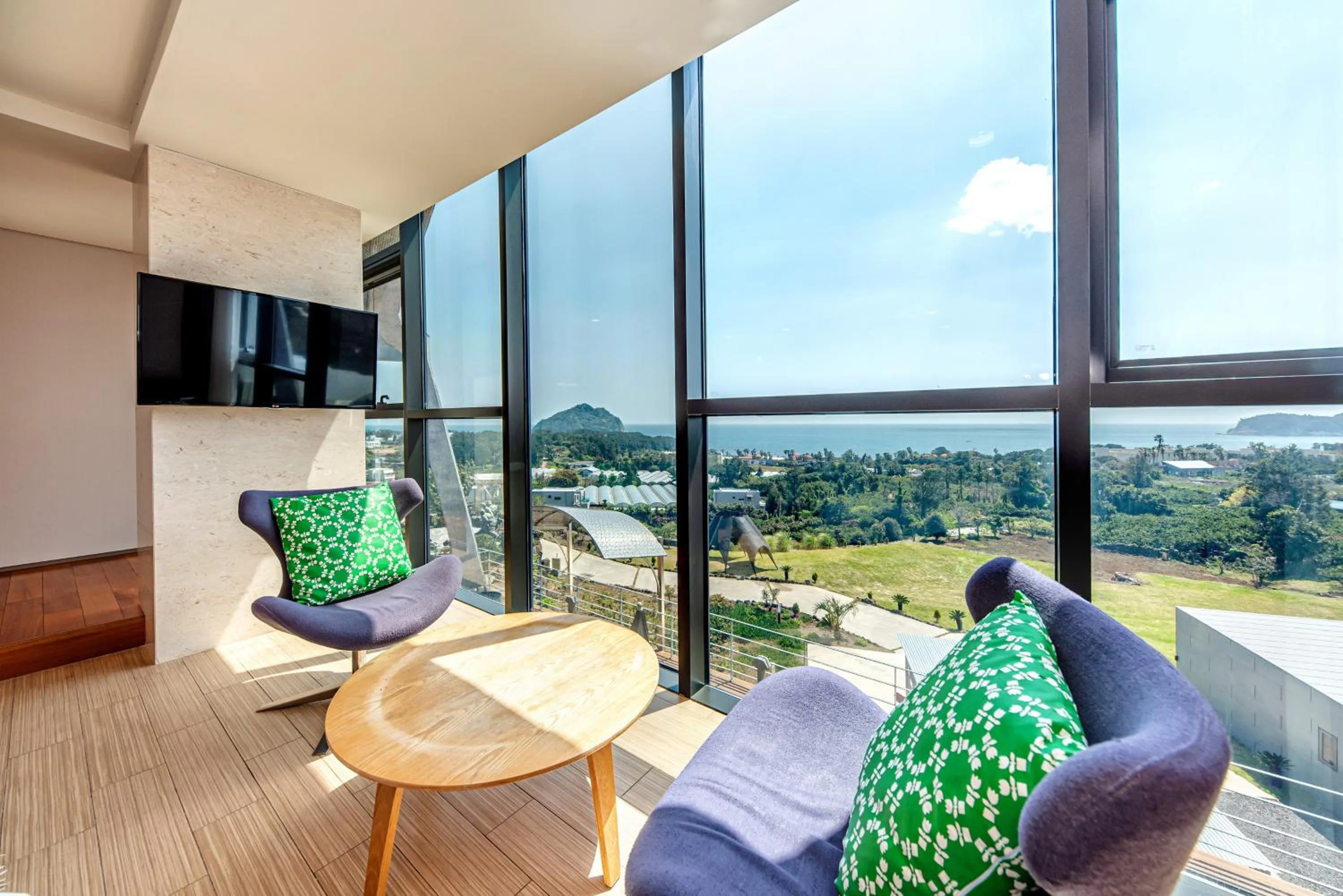 TV and multimedia in Jeju Bom stay & Art Gallery