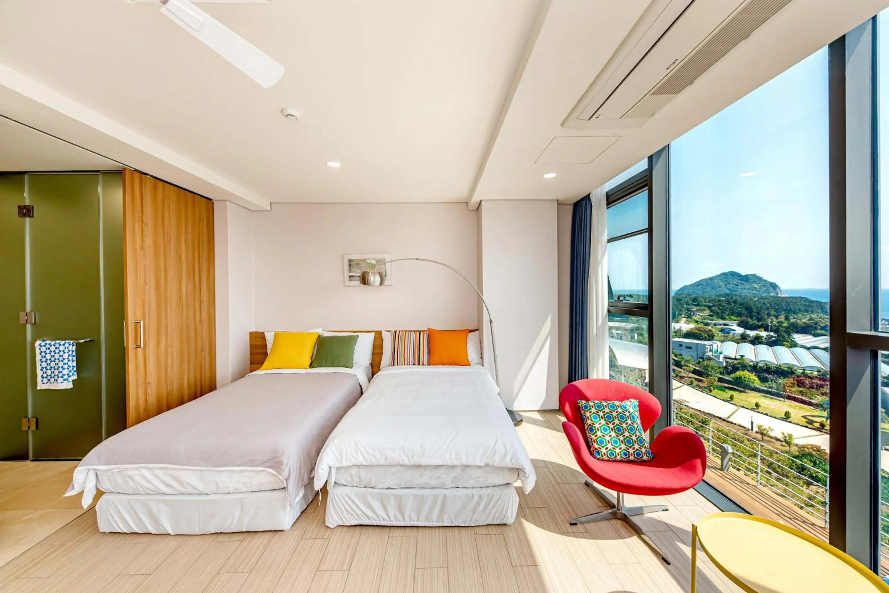 Bed in Jeju Bom stay & Art Gallery