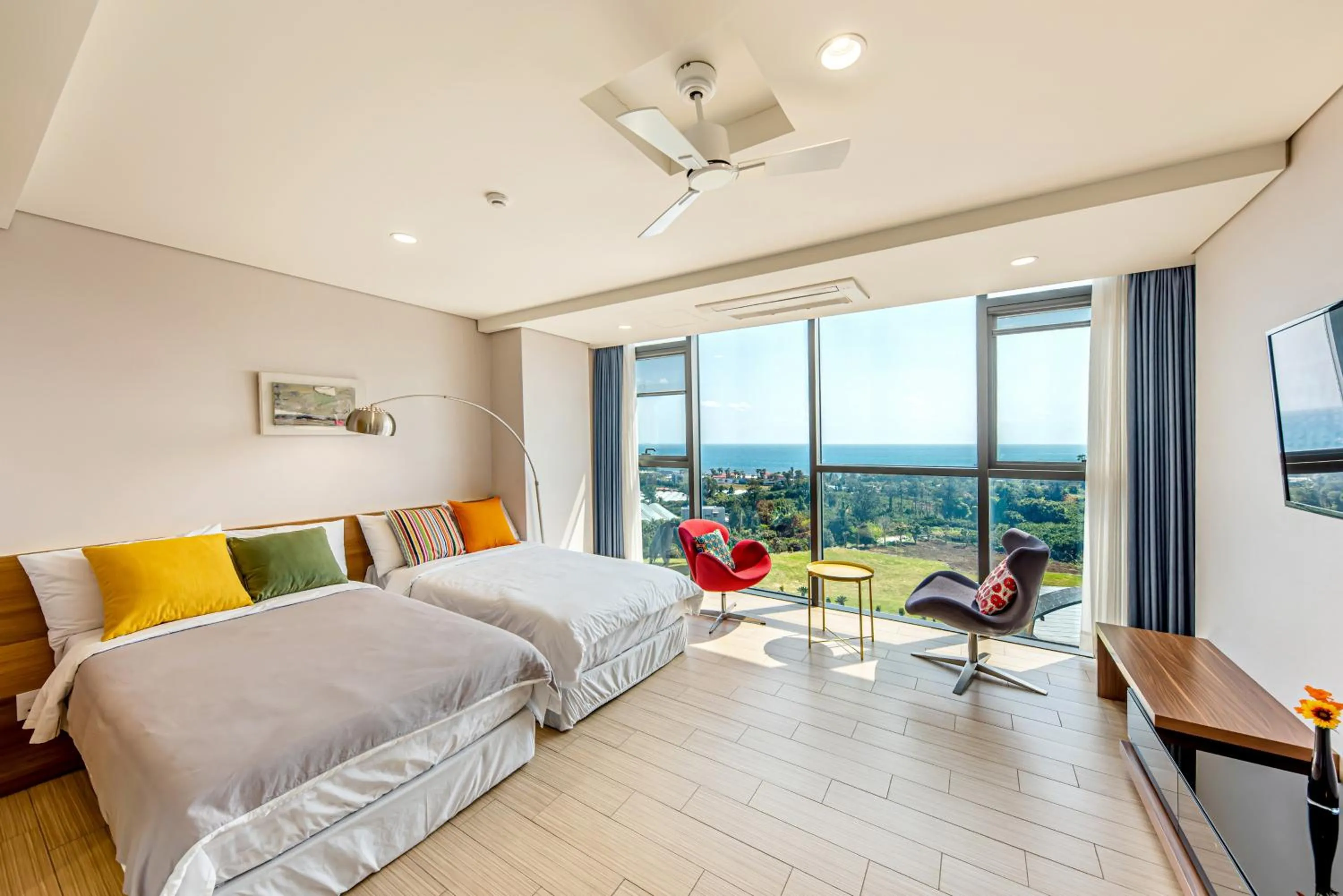 Bed in Jeju Bom stay & Art Gallery