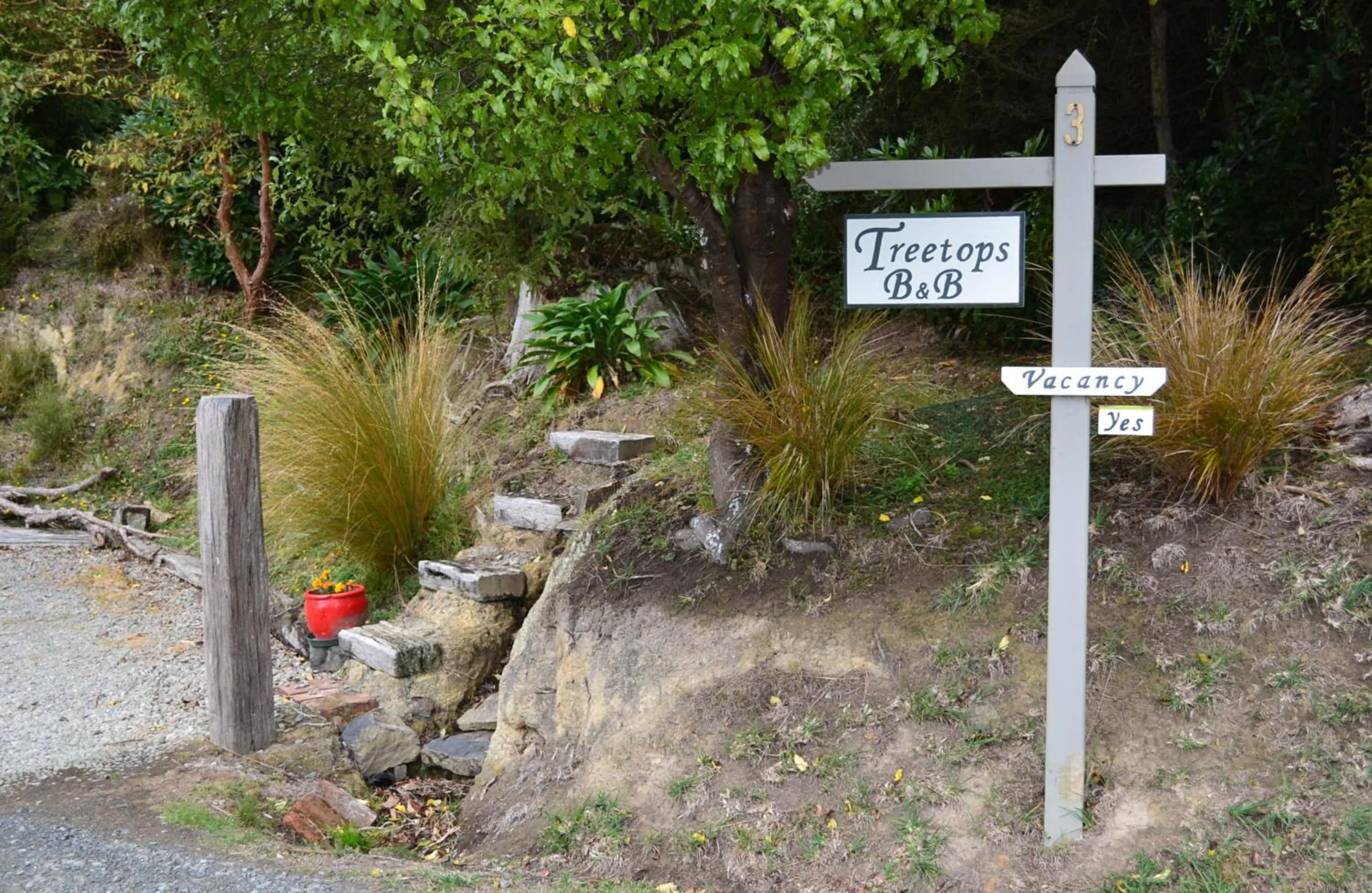 Property logo or sign in Treetops B&B