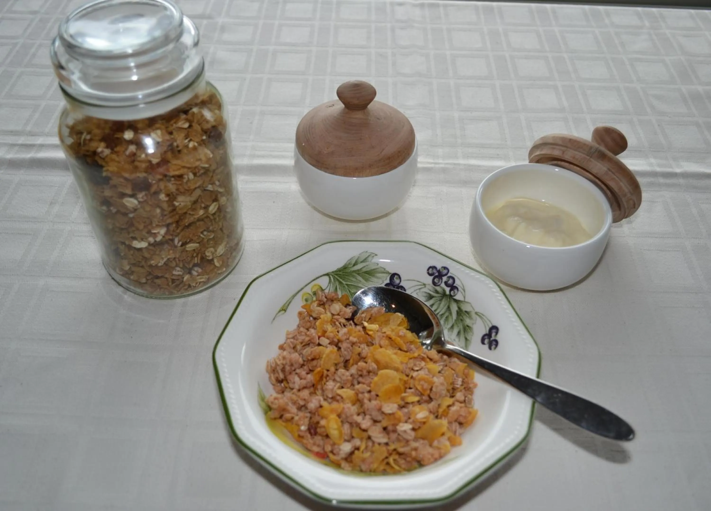 Continental breakfast in Treetops B&B