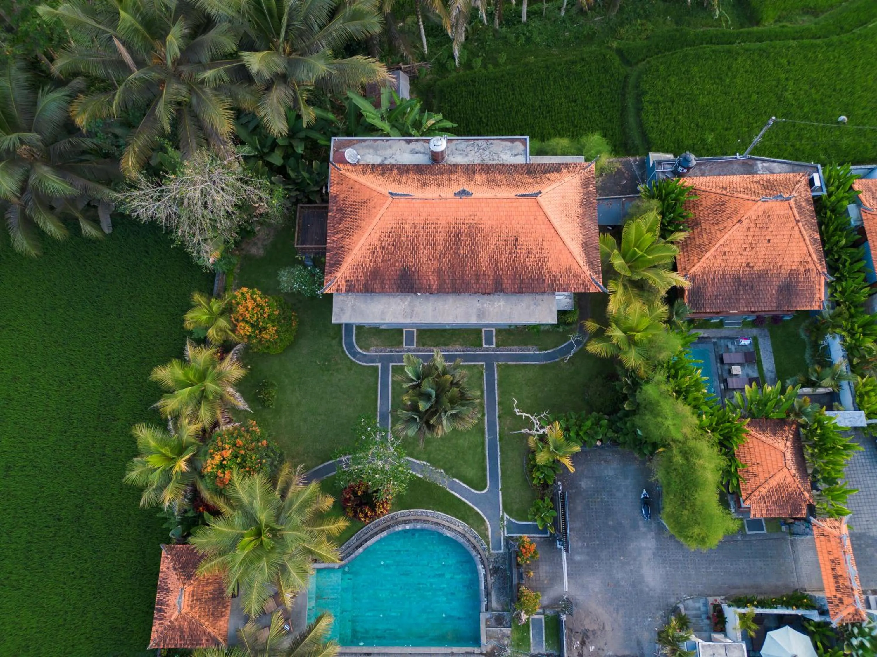 Bird's eye view in Meng Bengil Villa
