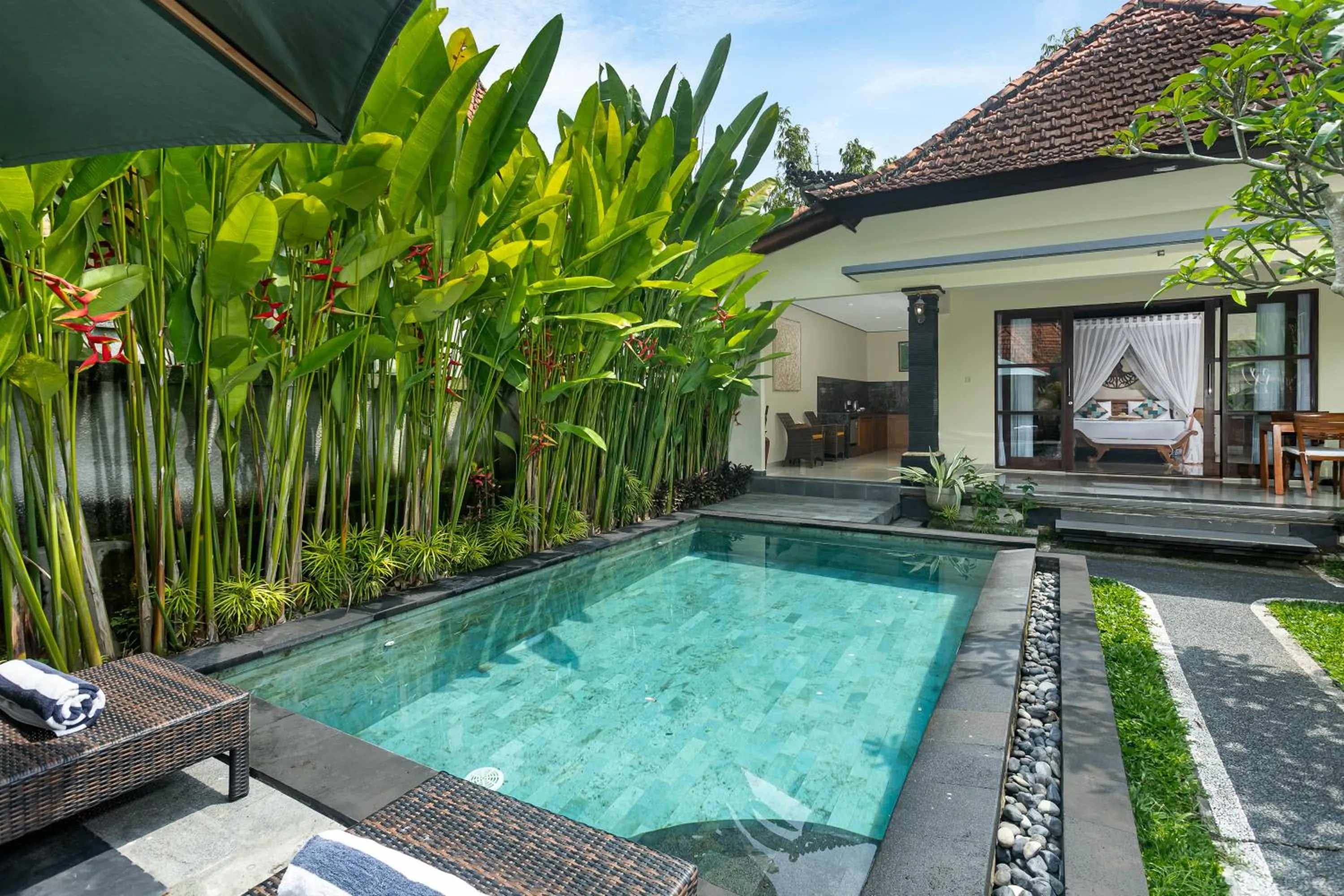 Pool view in Meng Bengil Villa