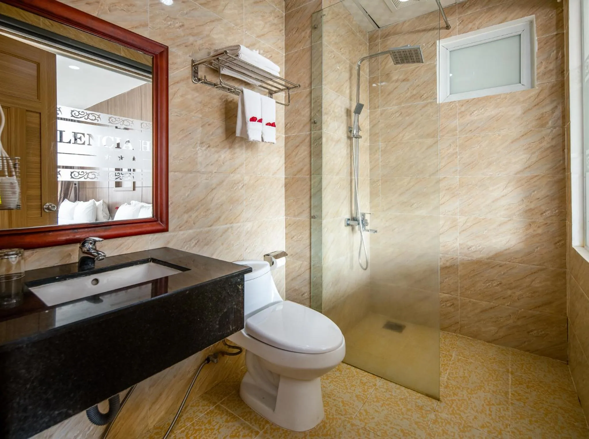 Bathroom in Valencia Da Nang Beach Hotel