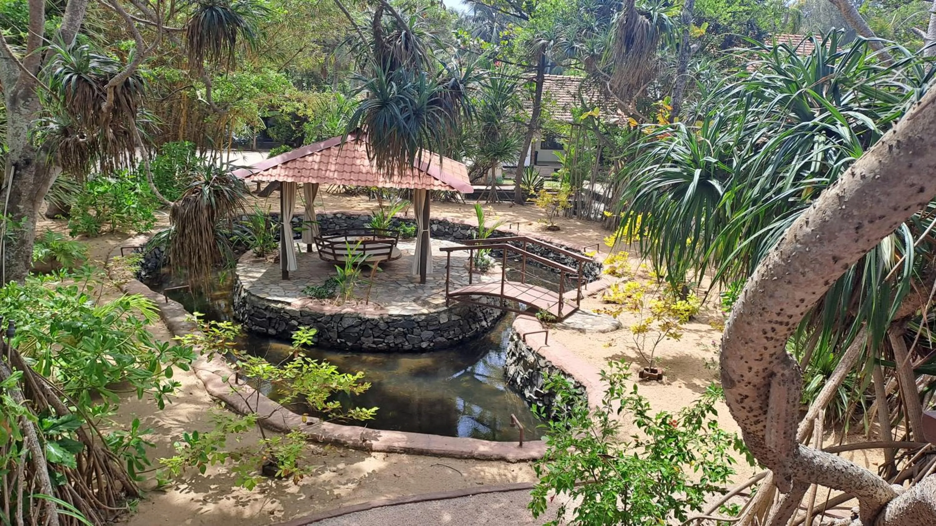 Garden view in Puetz Travels Beach Resort