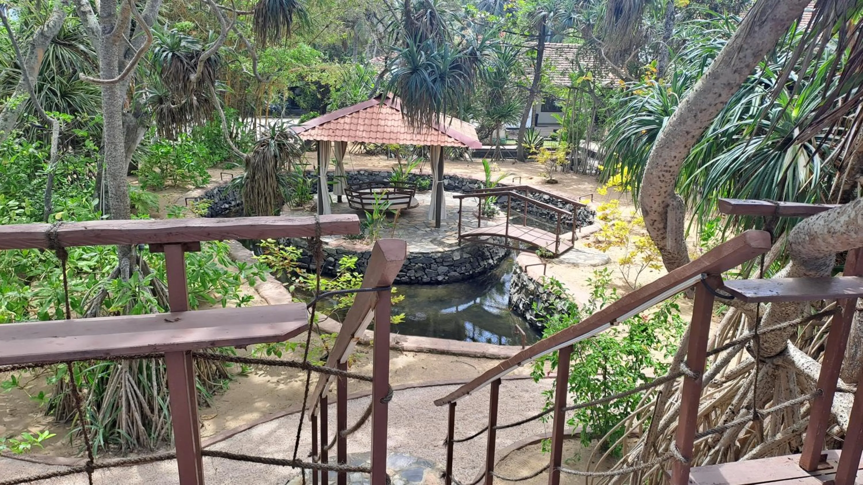 Garden view in Puetz Travels Beach Resort