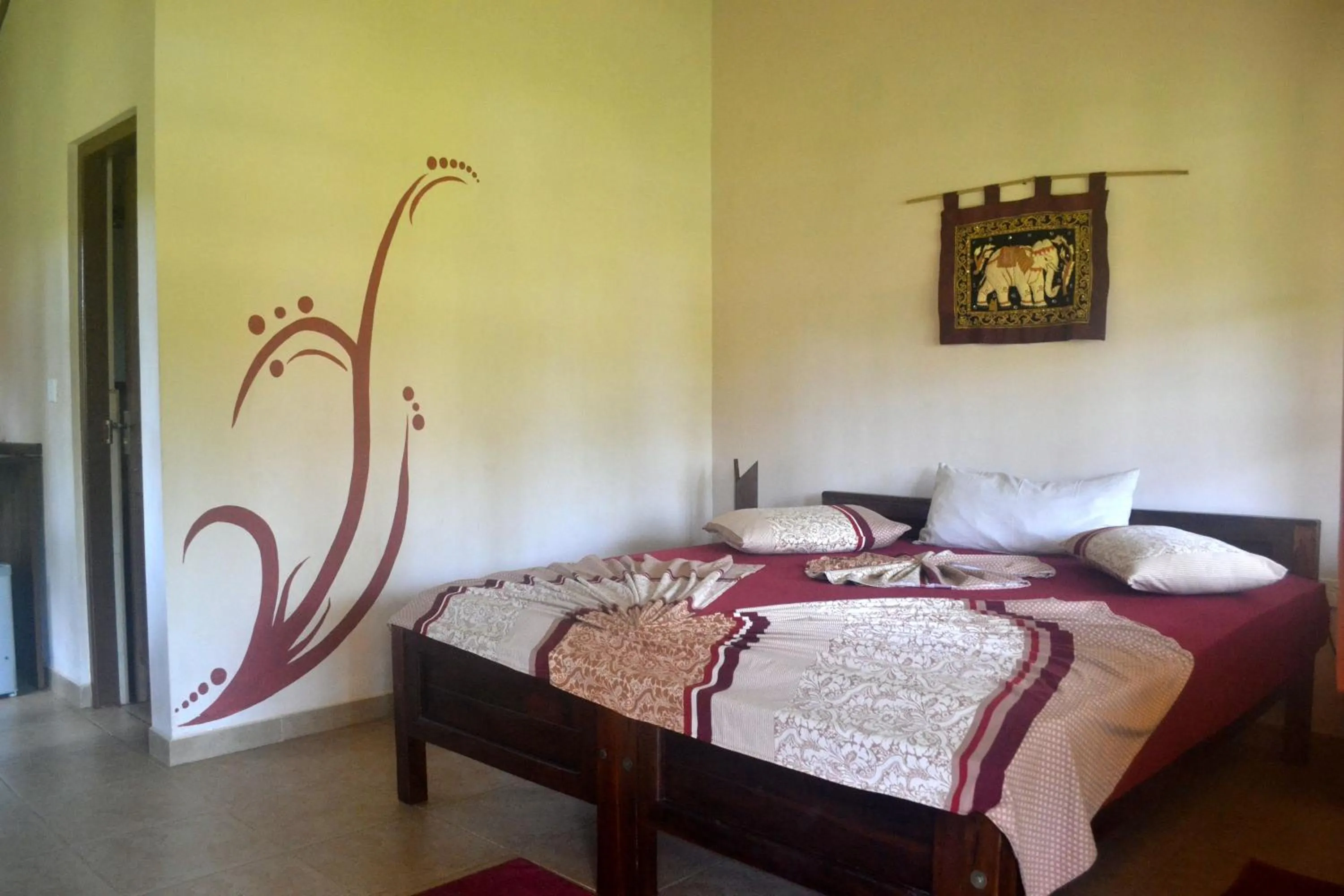 Decorative detail, Bed in Puetz Travels Beach Resort