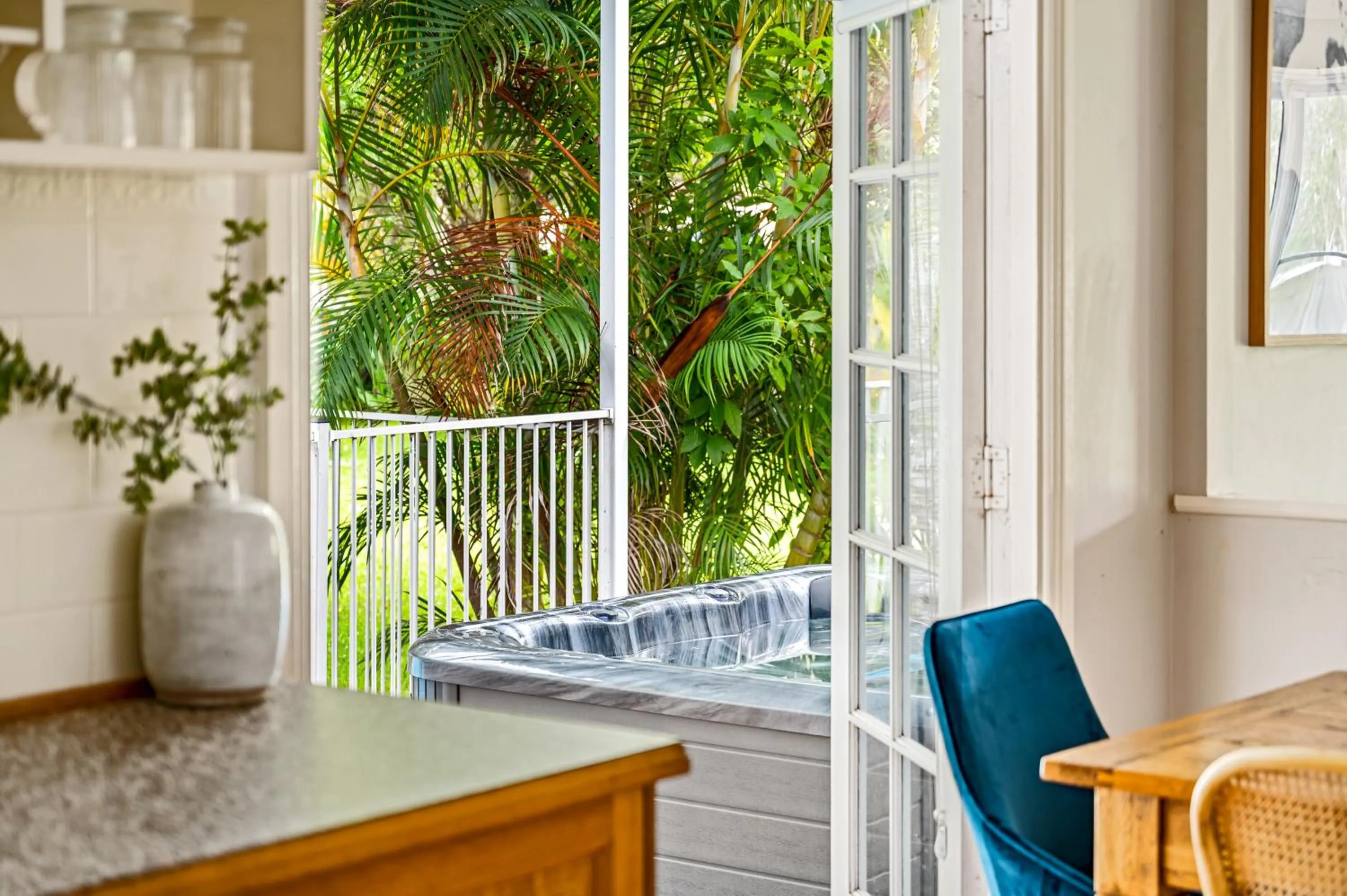 Patio in Koala Shores Holiday Park