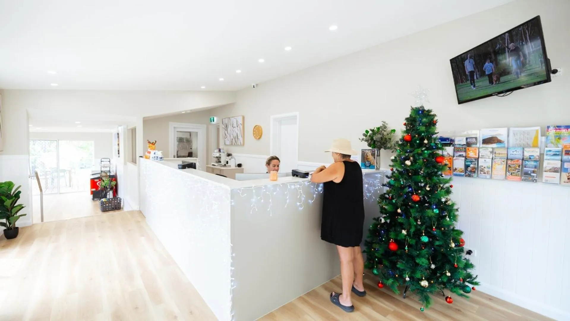 Staff in Koala Shores Holiday Park