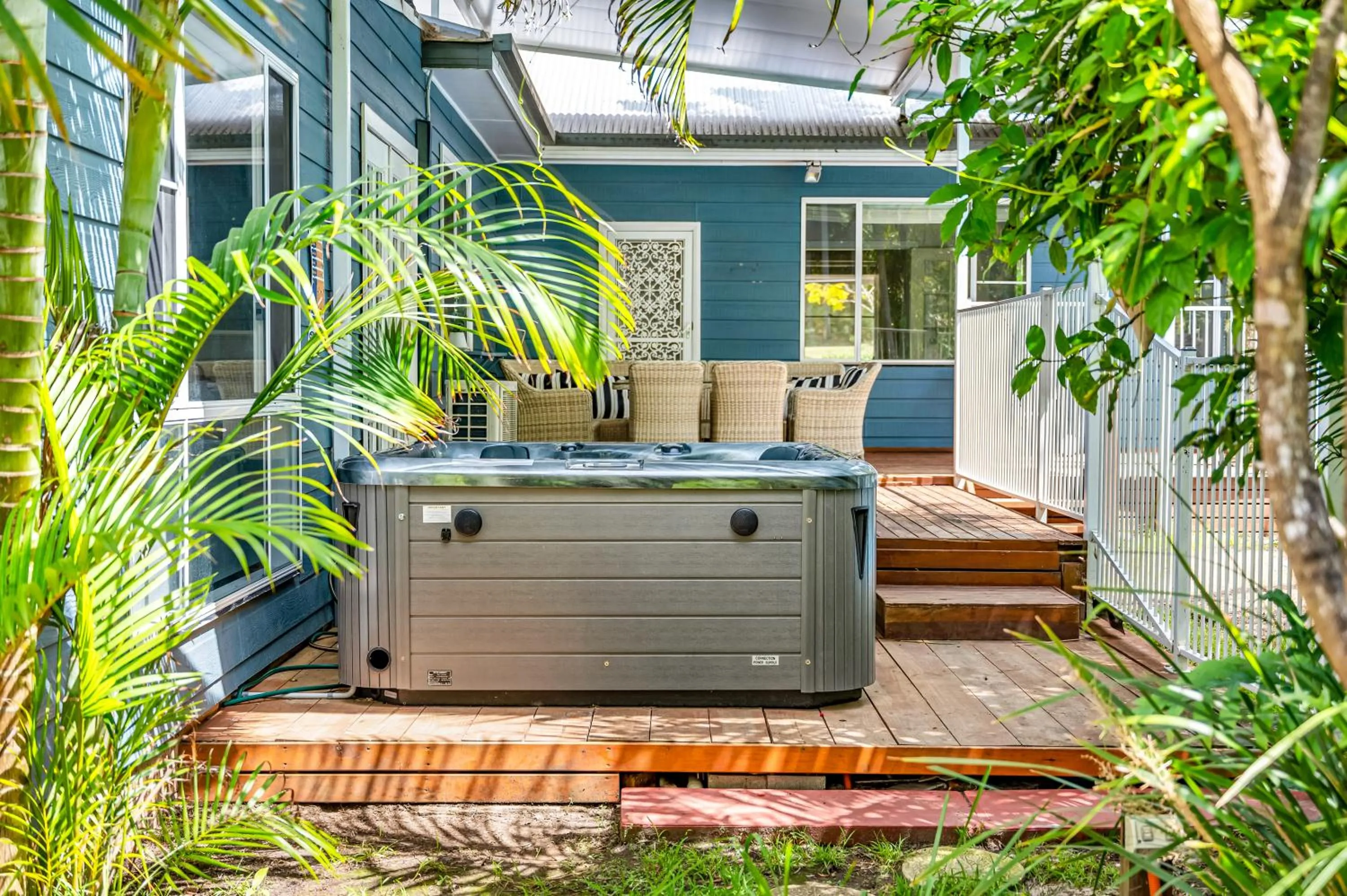 Patio in Koala Shores Holiday Park