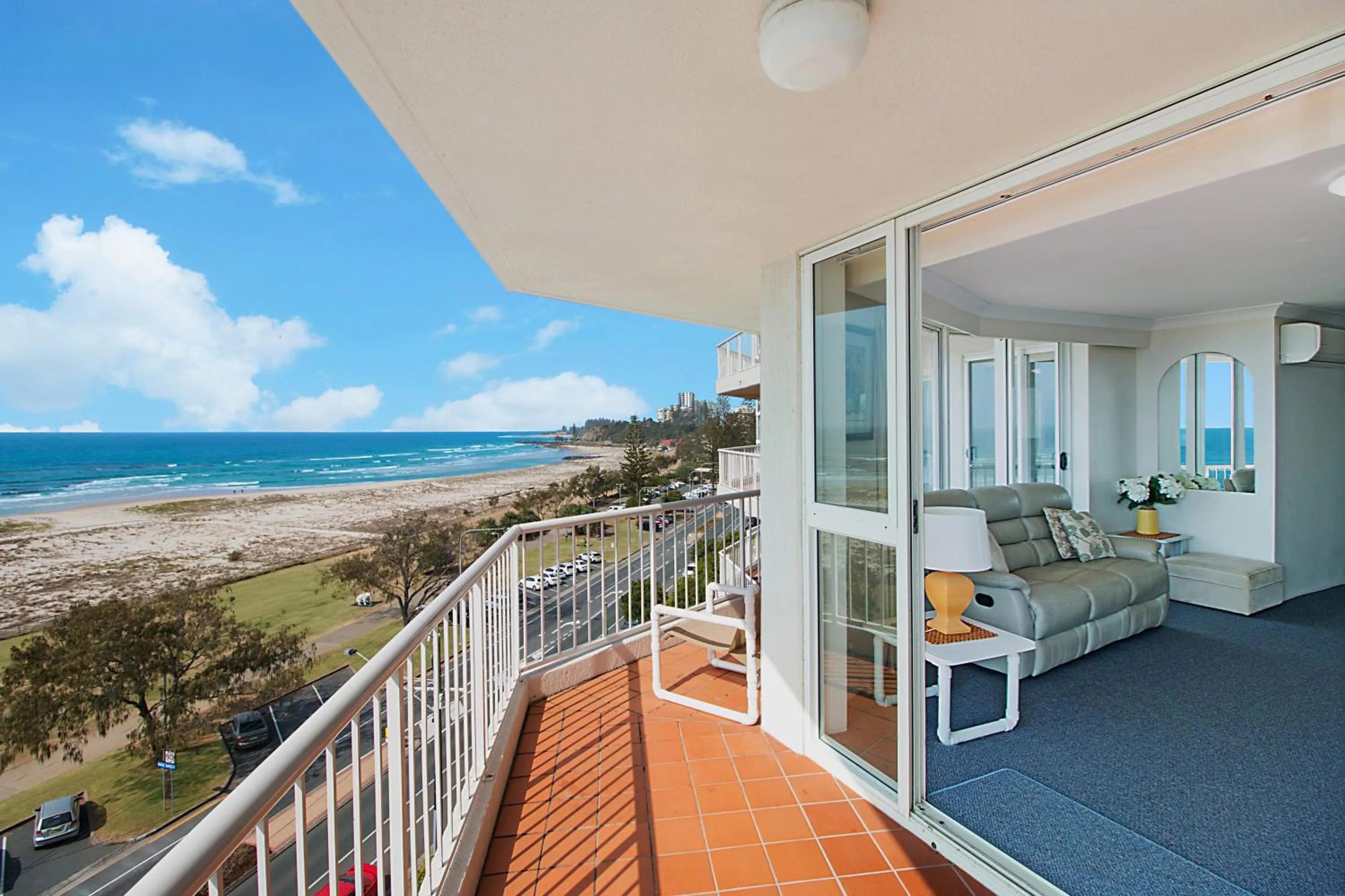 Balcony/Terrace in Meridian Tower Kirra Beach