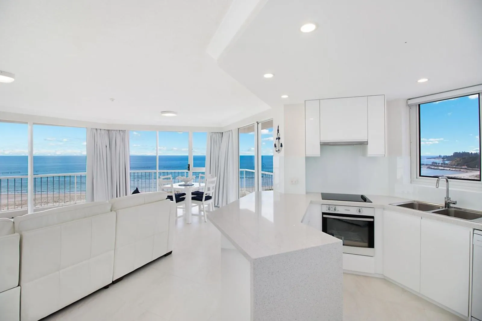 Kitchen or kitchenette in Meridian Tower Kirra Beach