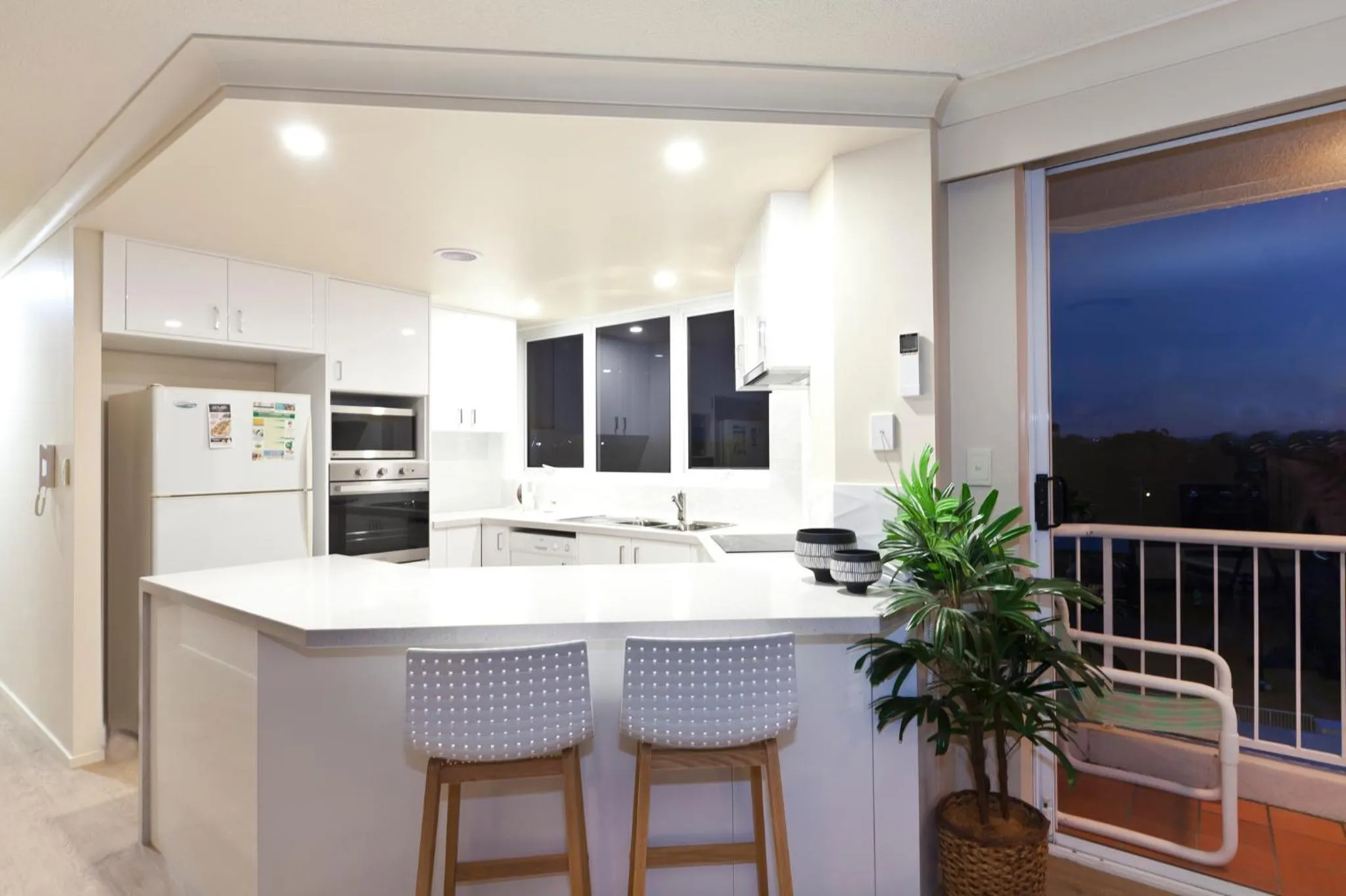 Kitchen or kitchenette in Meridian Tower Kirra Beach