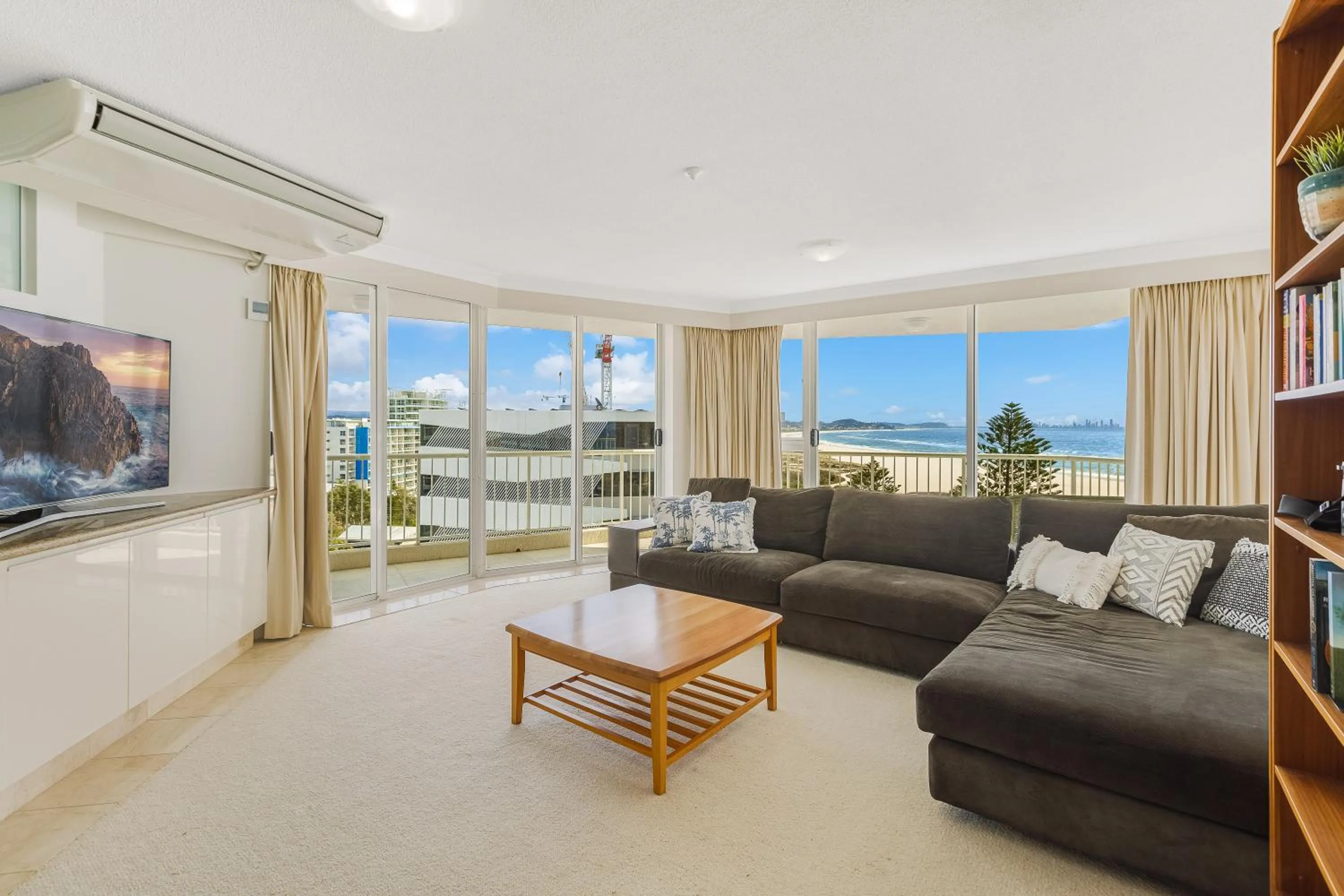 View (from property/room) in Meridian Tower Kirra Beach