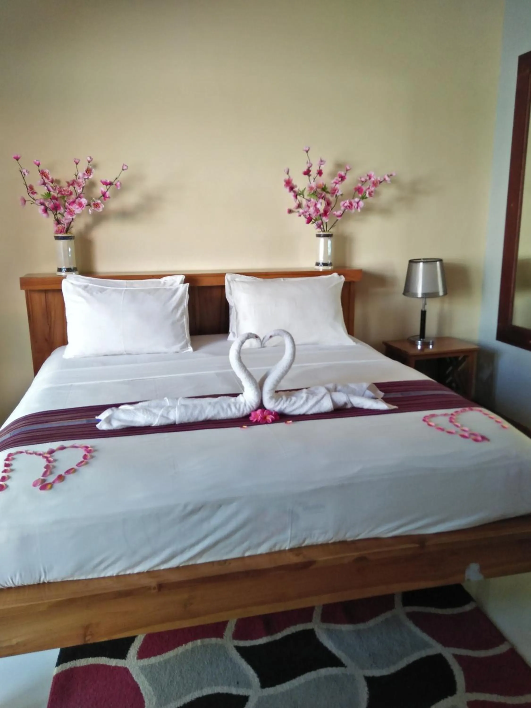 Bed in Villa Sahabat