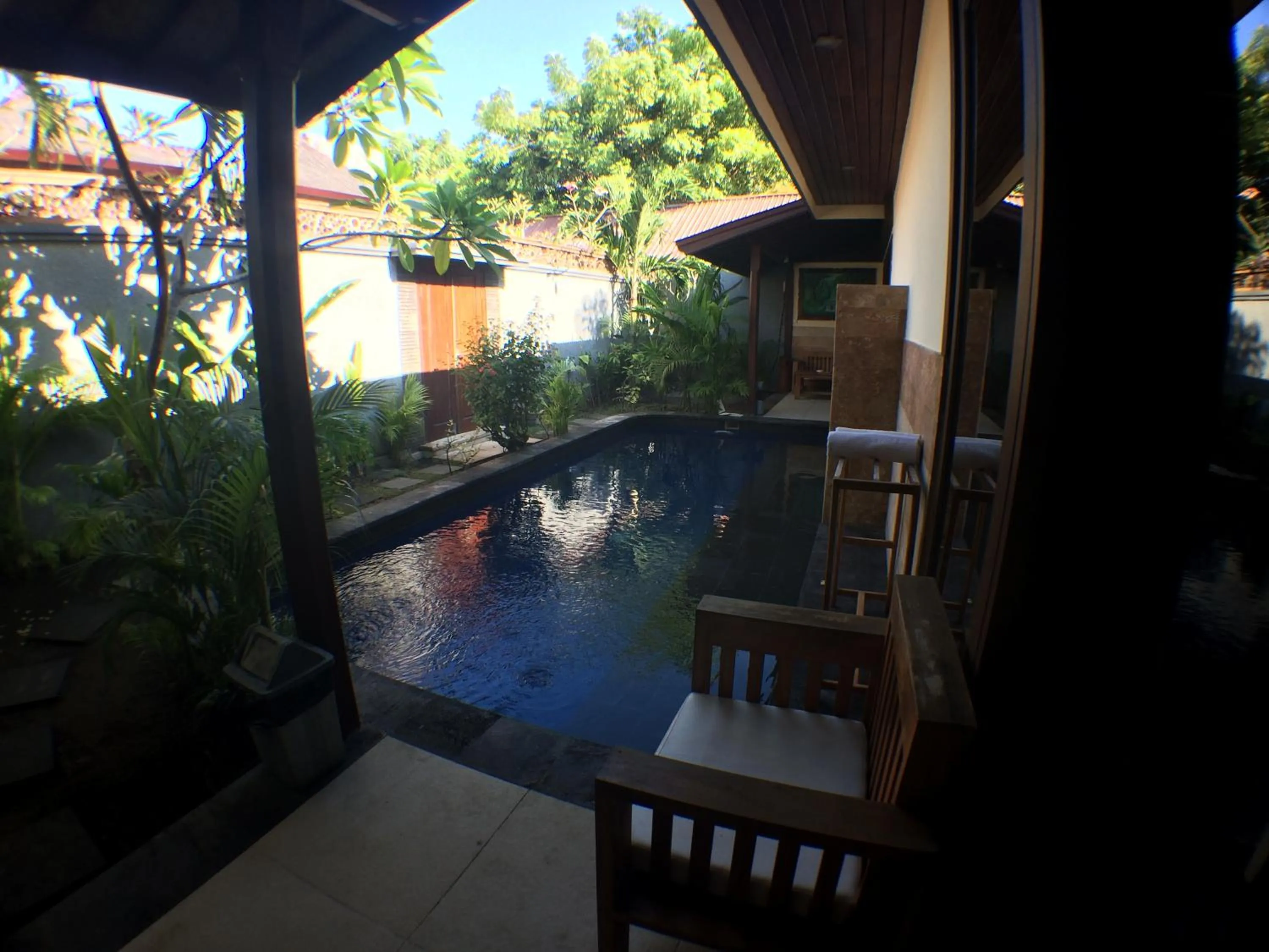 Garden view in Villa Sahabat