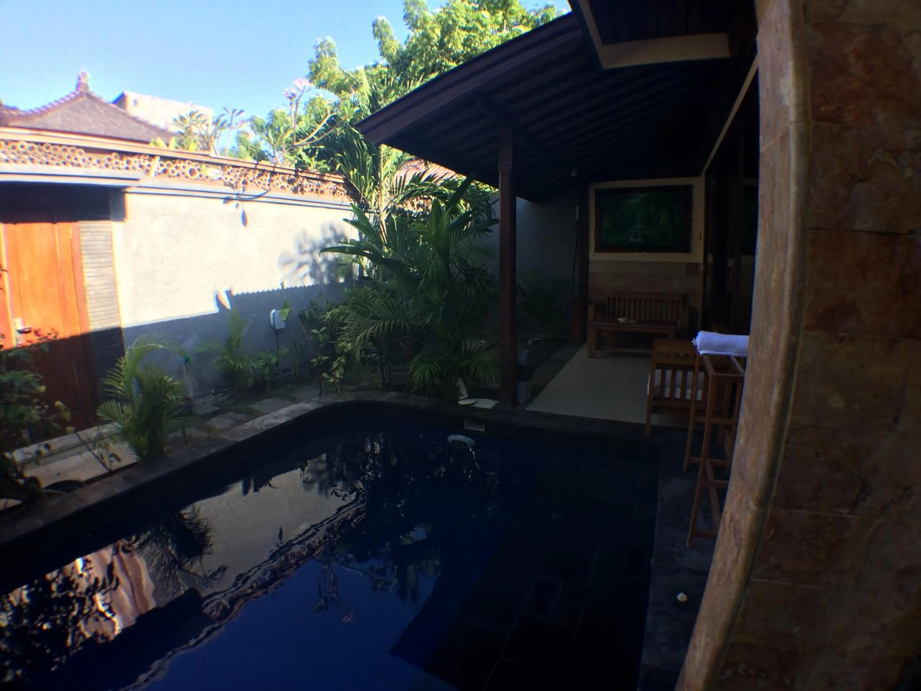 Garden view in Villa Sahabat