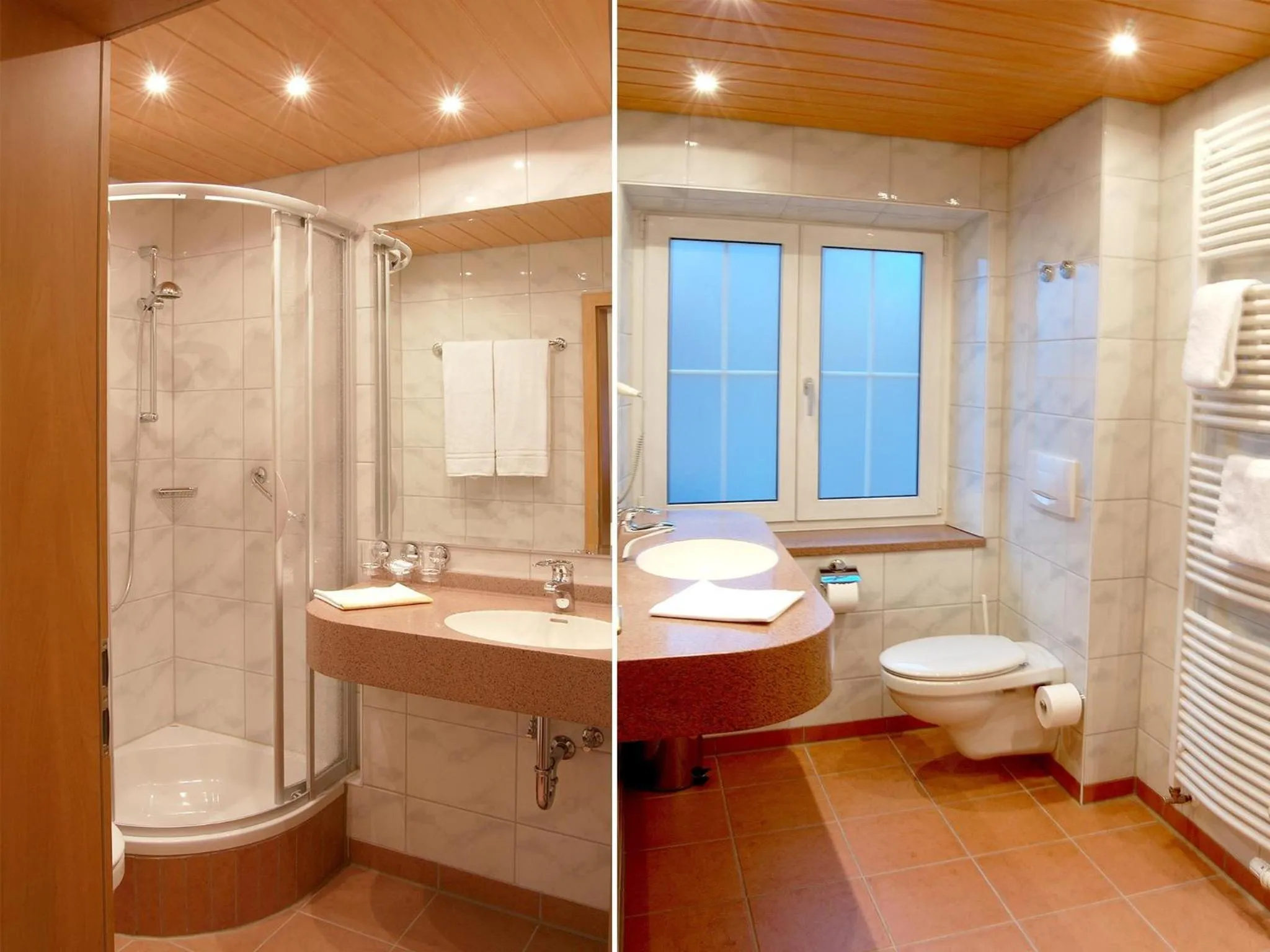 Shower in Hotel Krone