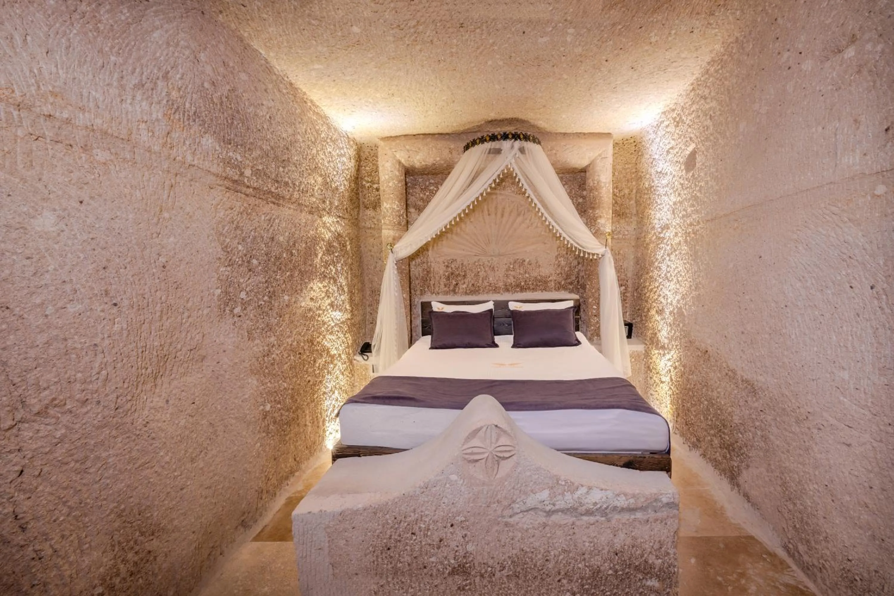 Bed in Angel View Suites