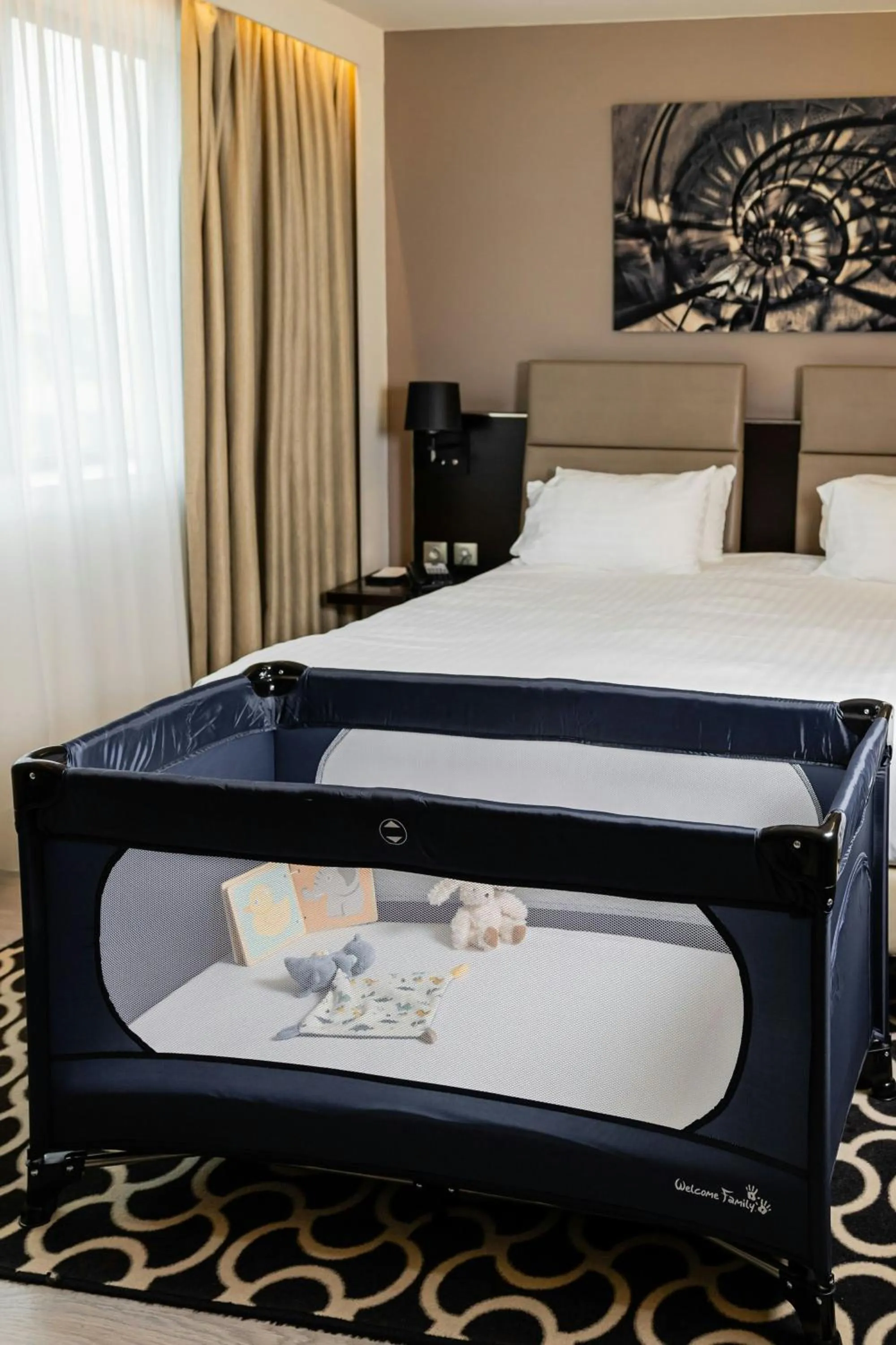 Photo of the whole room, Bed in AC Hotel Paris Porte Maillot by Marriott