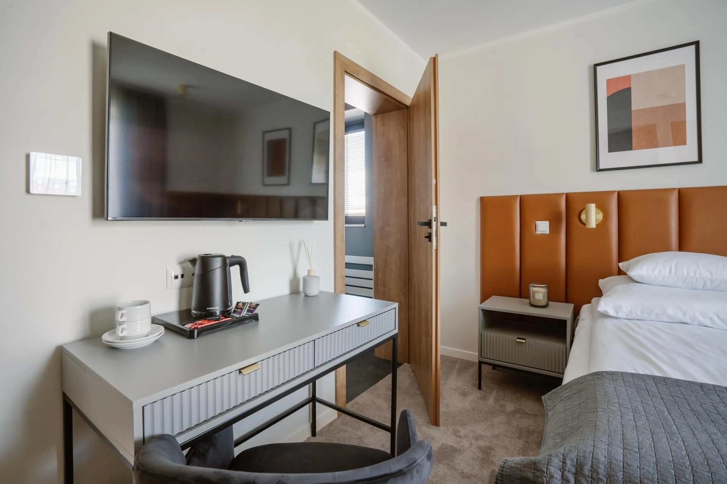 Bed in APARTHOTEL KLEOSIN