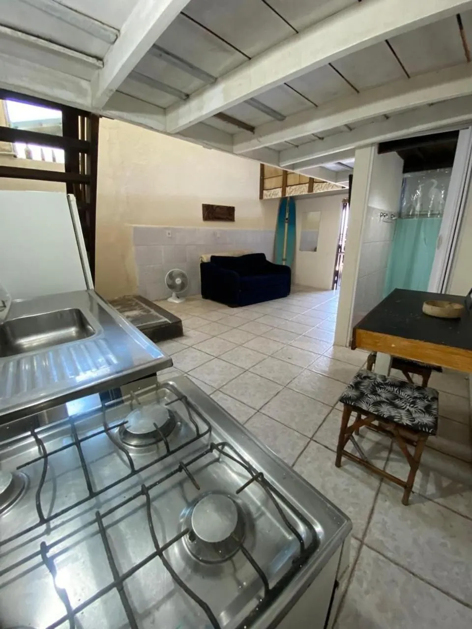 Kitchen or kitchenette in Pousada Maré Alta - MARESIAS