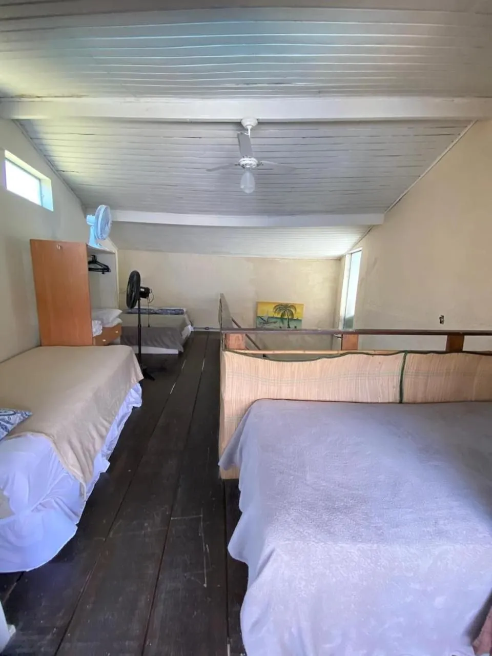 View (from property/room), Bed in Pousada Maré Alta - MARESIAS